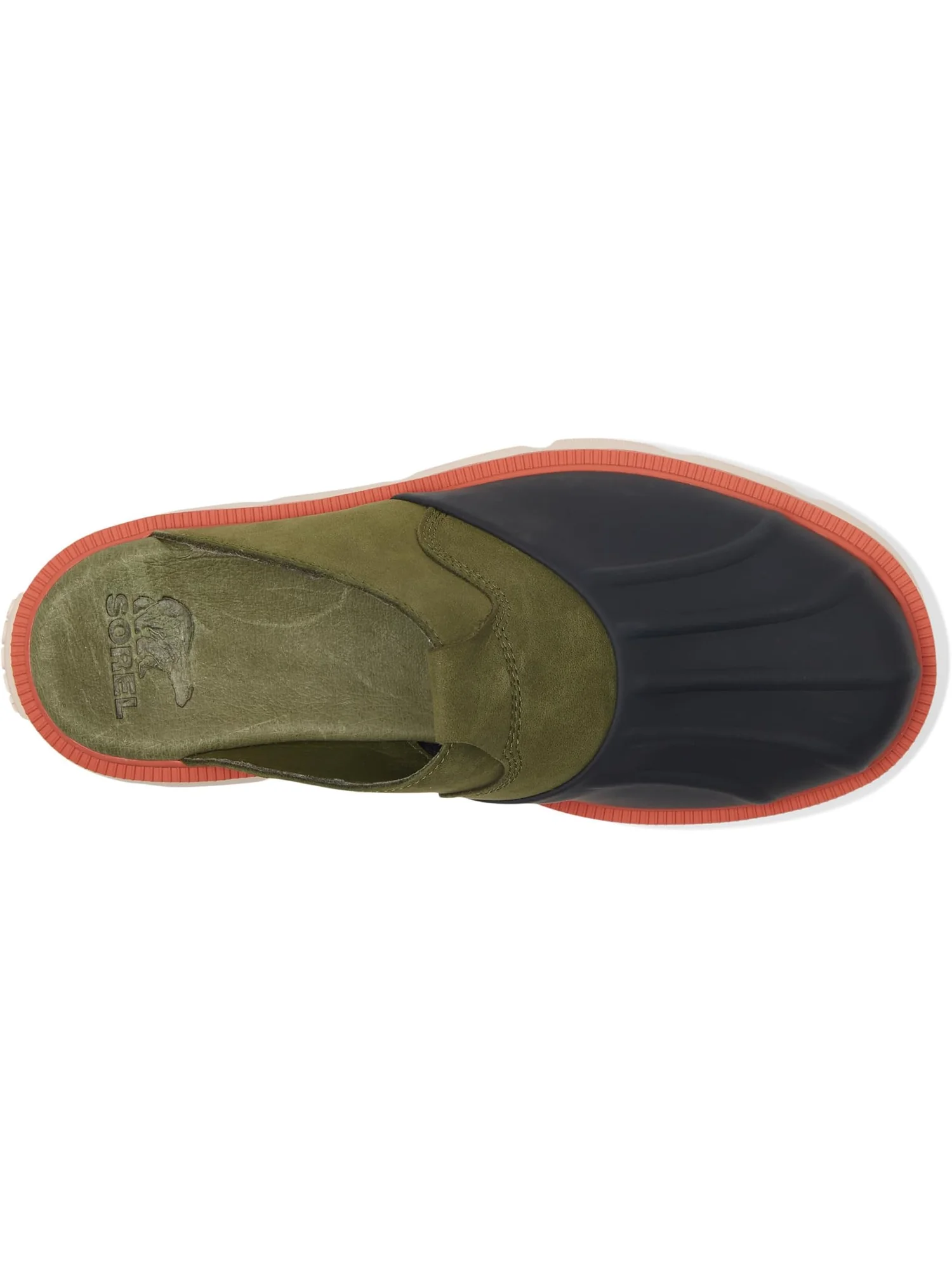Тапочки SOREL Rein Cb Clog — изображение 2 из 7, зеленый