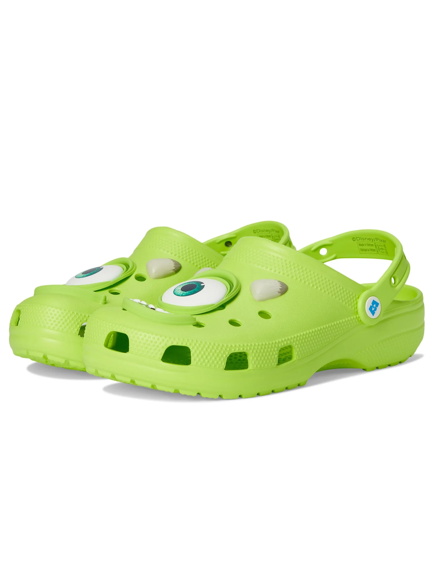 Сабо Unisex Crocs Disney & Pixar Monsters, Inc. Mike Classic Clog, цвет Mike Wazowski