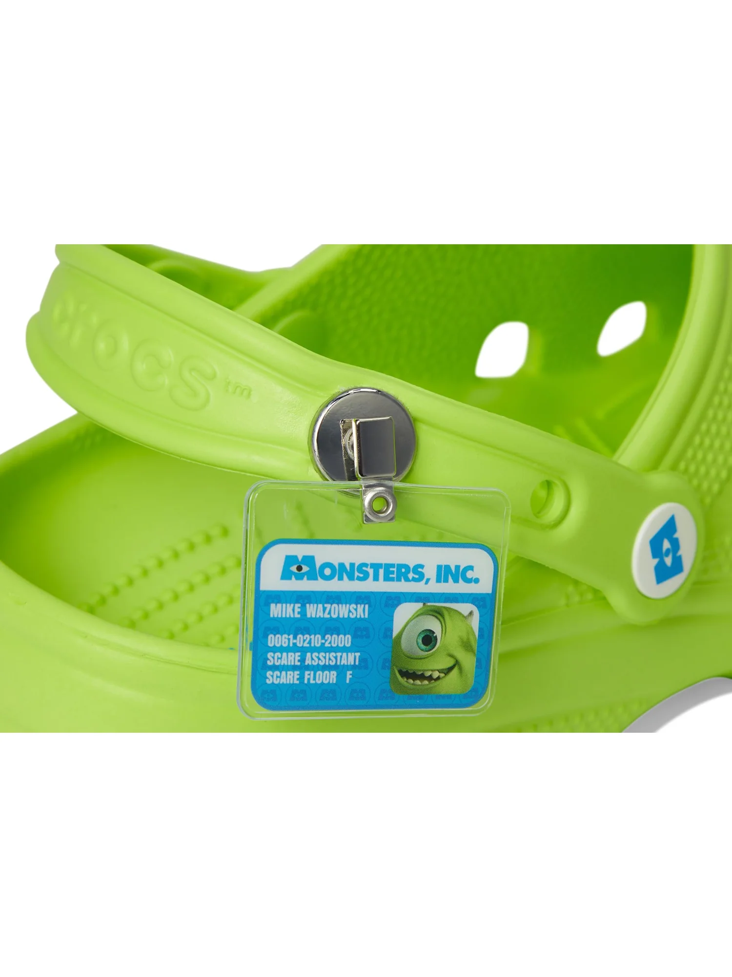 Сабо Unisex Crocs Disney & Pixar Monsters, Inc. Mike Classic Clog, цвет Mike Wazowski — изображение 6 из 7