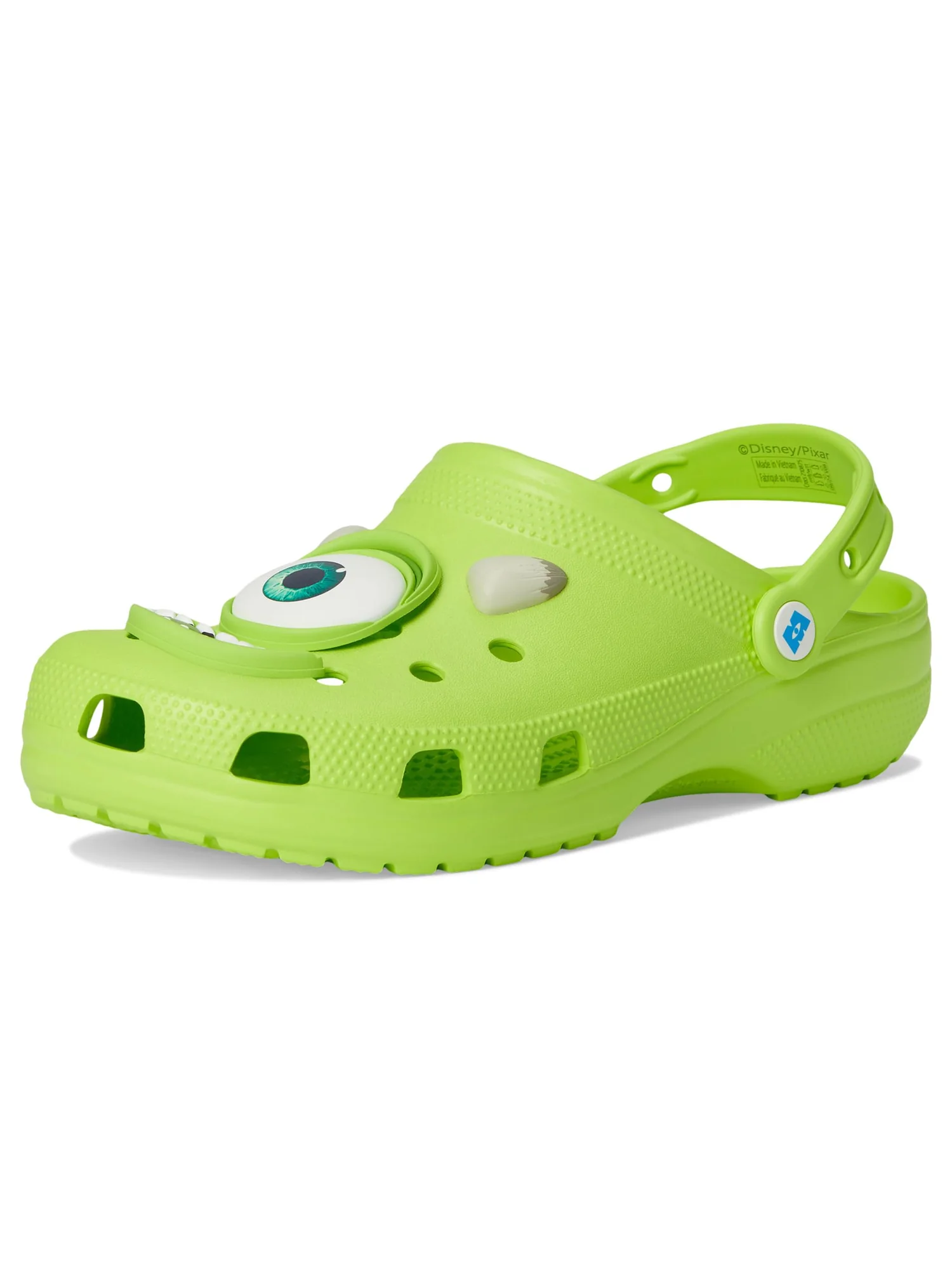 Сабо Unisex Crocs Disney & Pixar Monsters, Inc. Mike Classic Clog, цвет Mike Wazowski — изображение 7 из 7