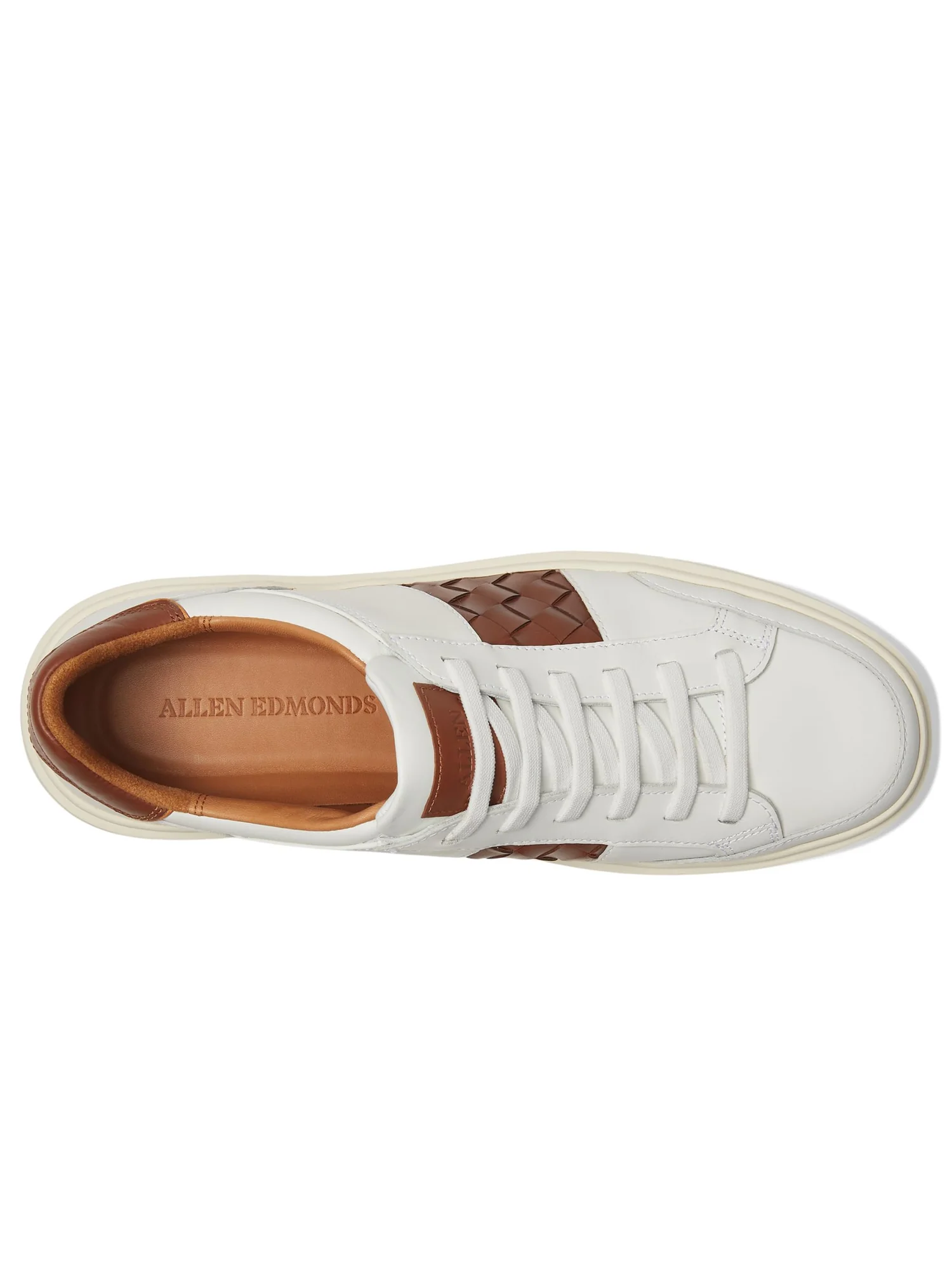 Туфли Allen Edmonds Oliver Woven Slip-on Shoes — изображение 2 из 7, белый