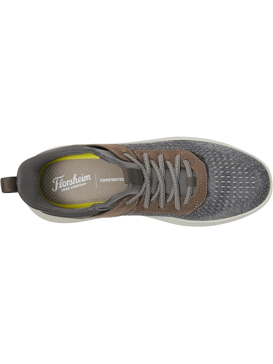 Кроссовки Florsheim Fleet Knit Elastic Lace Sneakers — изображение 2 из 7, серый