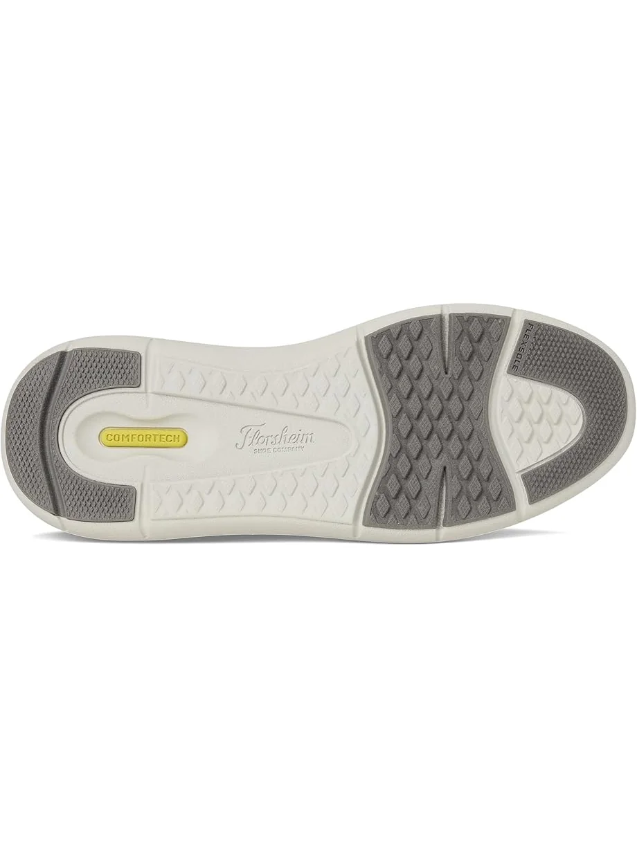 Кроссовки Florsheim Fleet Knit Elastic Lace Sneakers — изображение 3 из 7, серый