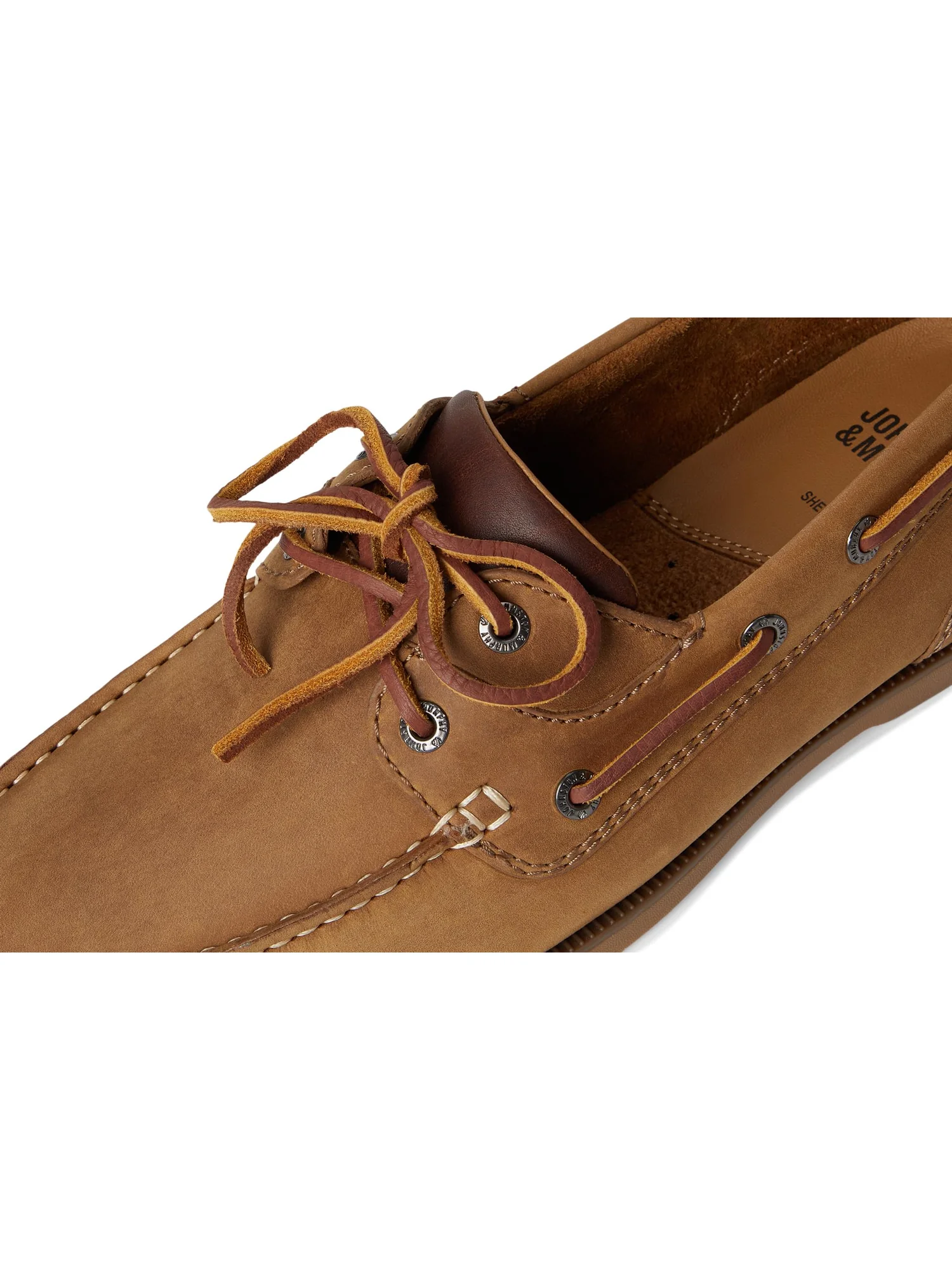 Туфли Johnston & Murphy Ventura 2-Eye Boat Shoe — изображение 6 из 7, бежевый