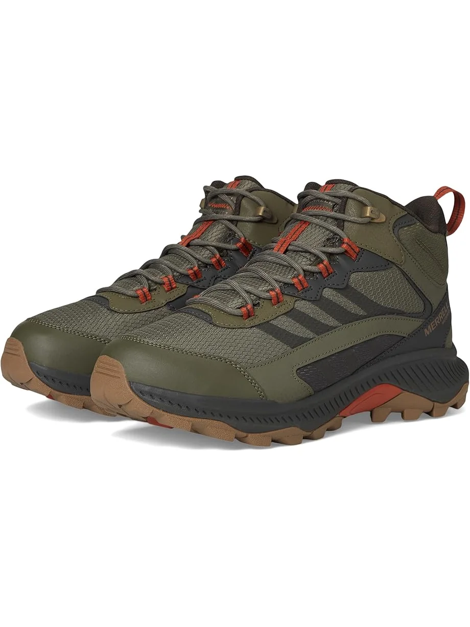 Ботинки Merrell Speed Strike 2 Mid Waterproof — изображение 1 из 7, оливковый