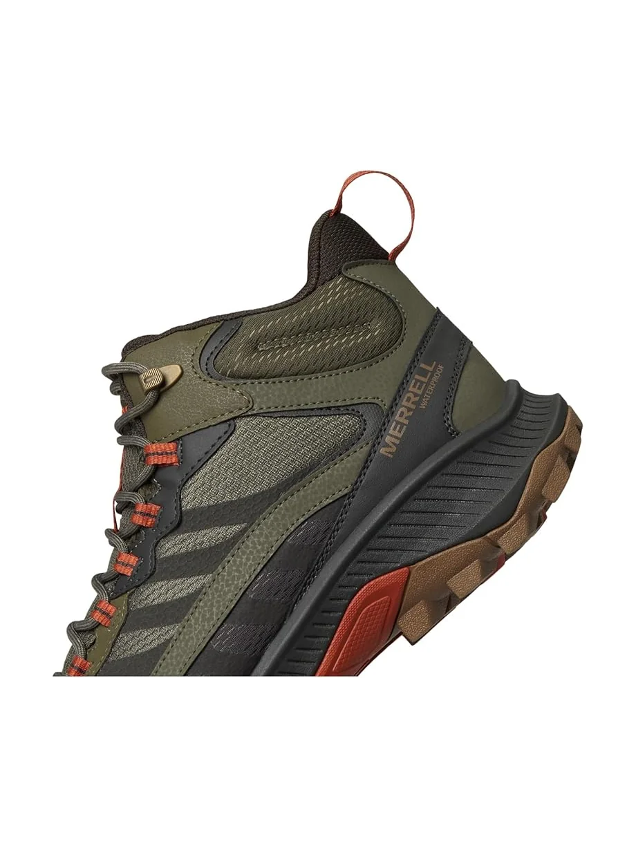 Ботинки Merrell Speed Strike 2 Mid Waterproof — изображение 6 из 7, оливковый