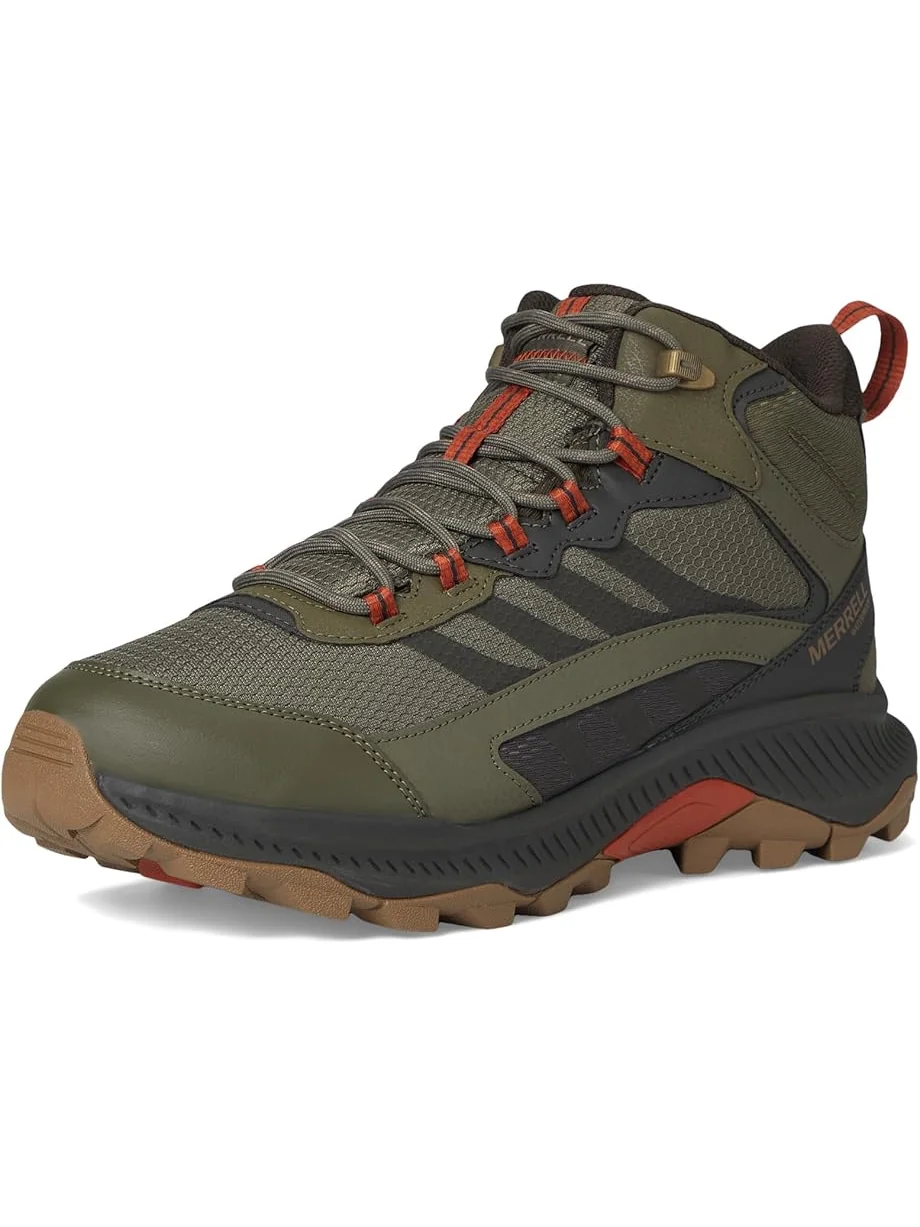 Ботинки Merrell Speed Strike 2 Mid Waterproof — изображение 7 из 7, оливковый