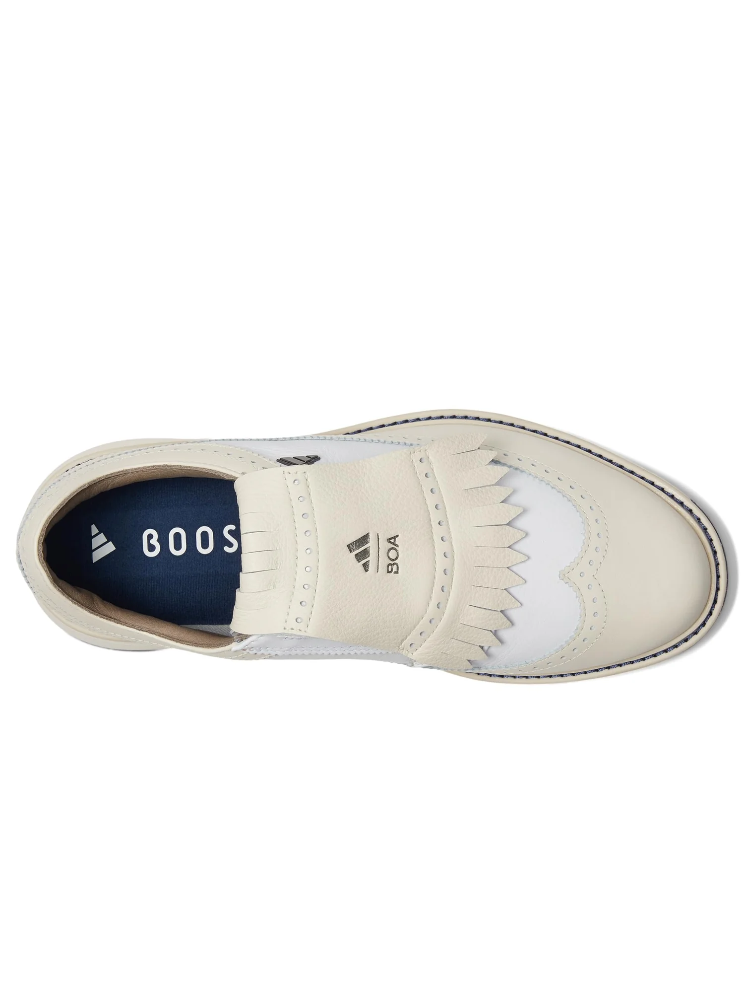 Туфли adidas Golf MC87 BOA Spikeless Golf Shoes — изображение 2 из 7, белый/белый/темно-синий