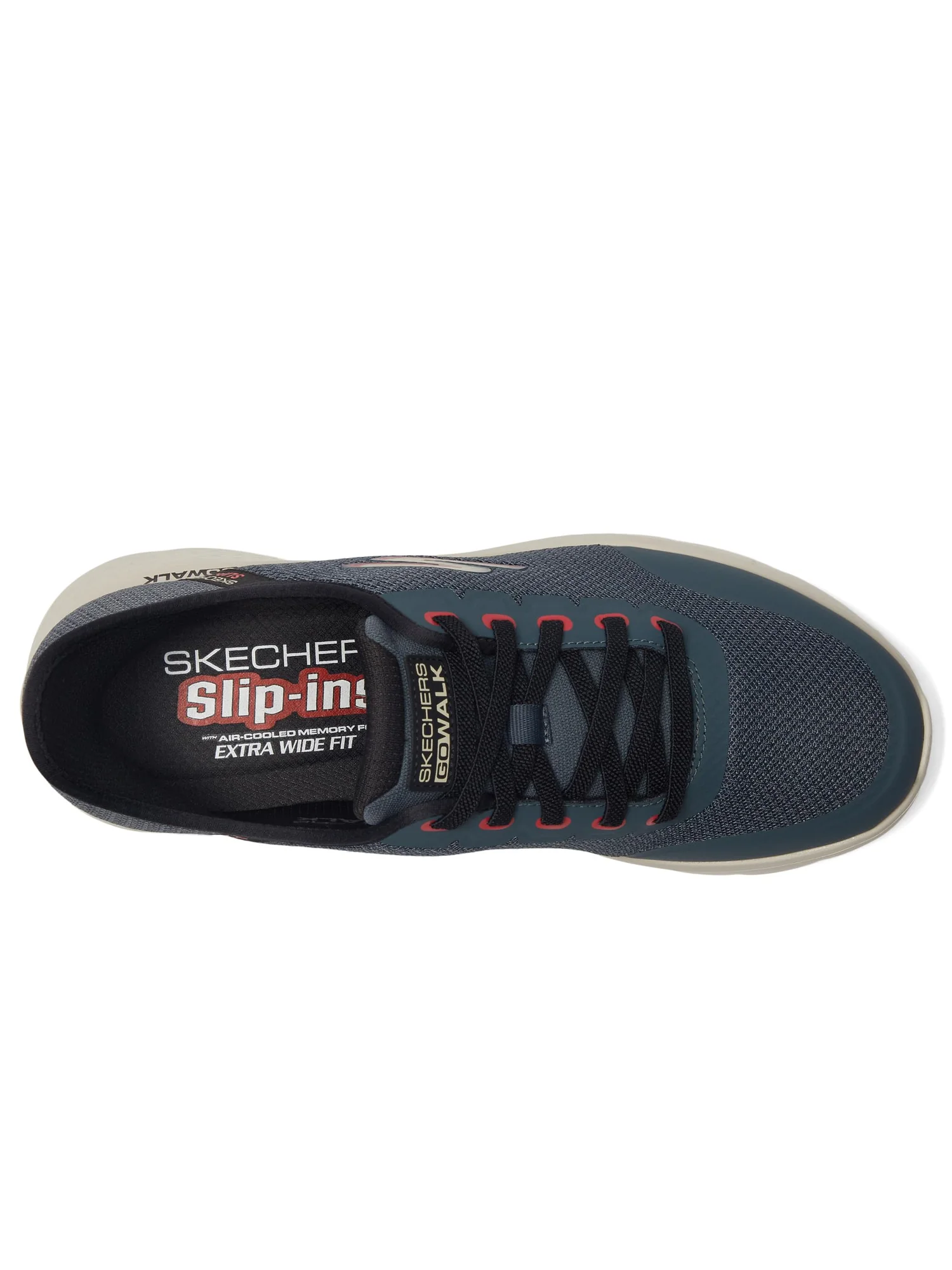 Туфли SKECHERS Performance Hands Free Slip-ins Go Walk Flex - Netro Sneaker — изображение 2 из 7, серый