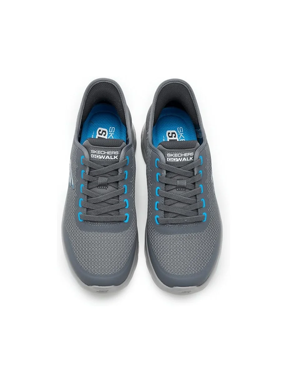 Мужские кроссовки SKECHERS Performance Hands Free Slip-Ins Go Walk Flex - Netro — изображение 2 из 7, темно-серый