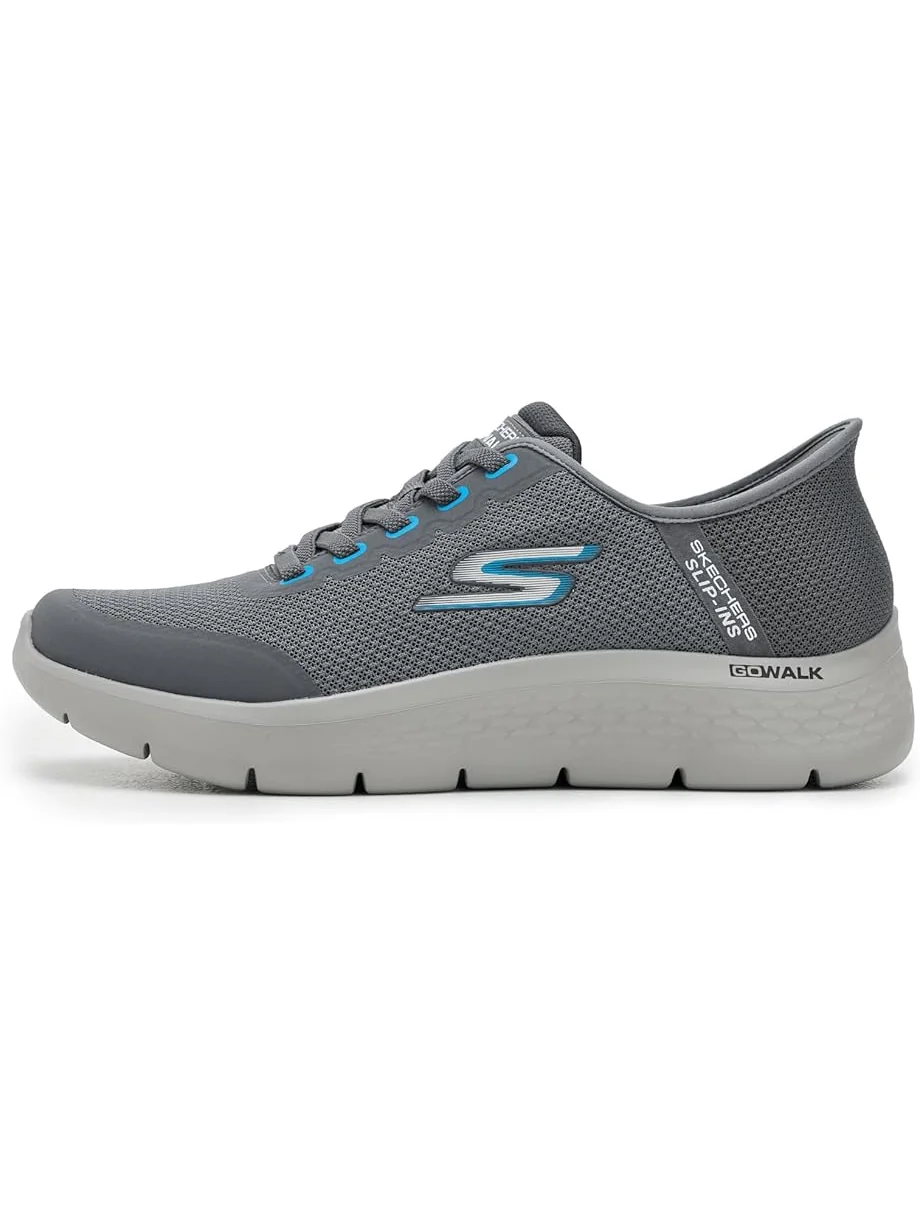 Мужские кроссовки SKECHERS Performance Hands Free Slip-Ins Go Walk Flex - Netro — изображение 4 из 7, темно-серый
