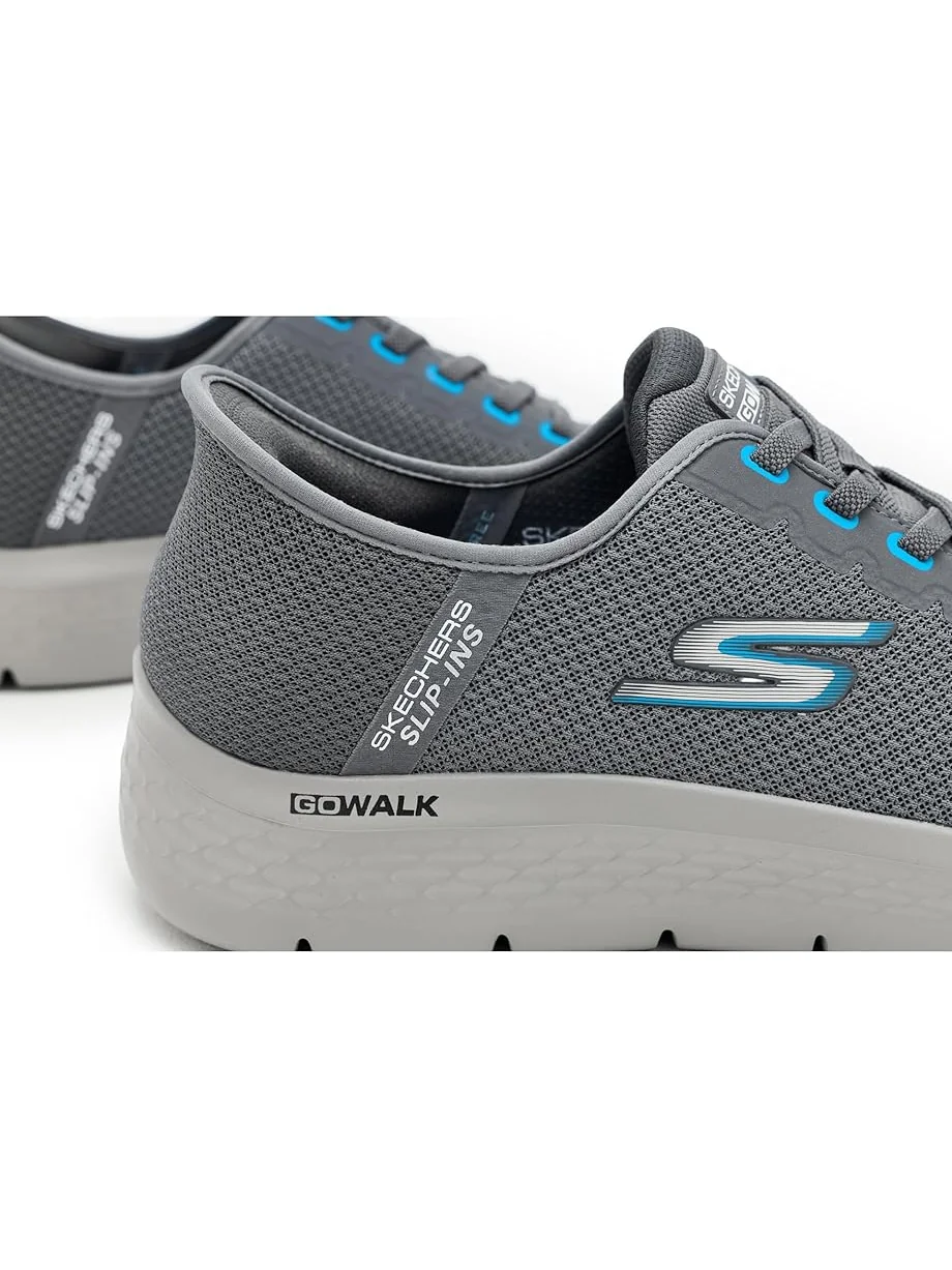 Мужские кроссовки SKECHERS Performance Hands Free Slip-Ins Go Walk Flex - Netro — изображение 6 из 7, темно-серый