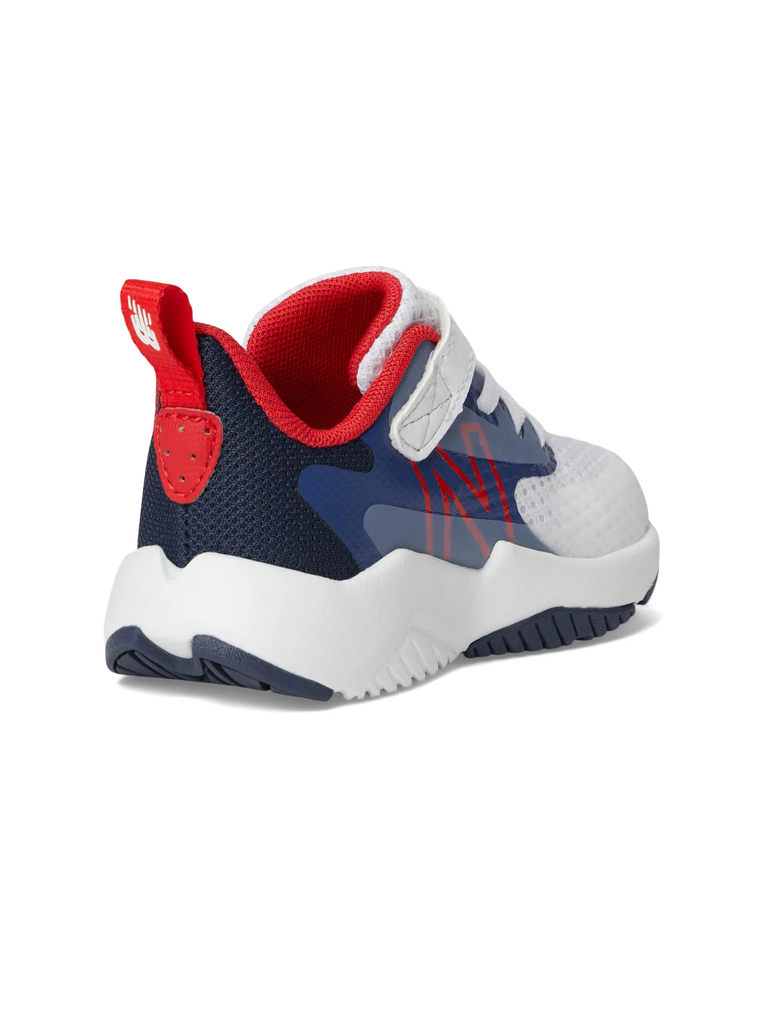 Туфли New Balance Kids Rave Run v2 Bungee Lace with Top Strap — изображение 5 из 7, белый/красный
