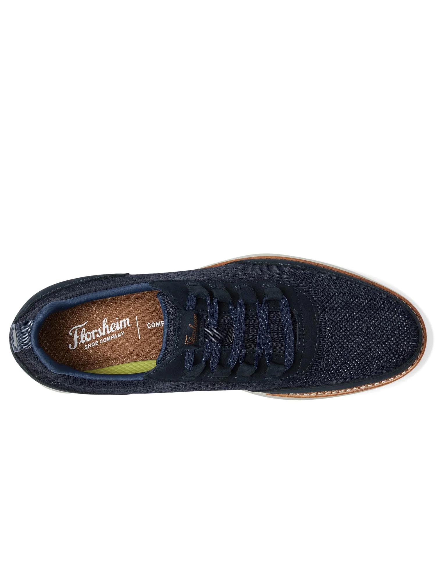 Туфли Florsheim Launch Knit Elastic Lace Moc Toe Slip-On — изображение 2 из 7, темно-синий