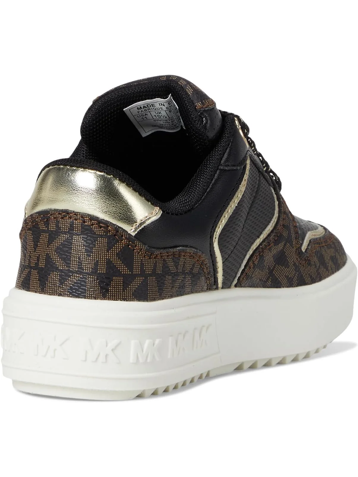 Кроссовки MICHAEL Michael Kors Kids Emmet Rumi — изображение 5 из 7, черный/коричневый