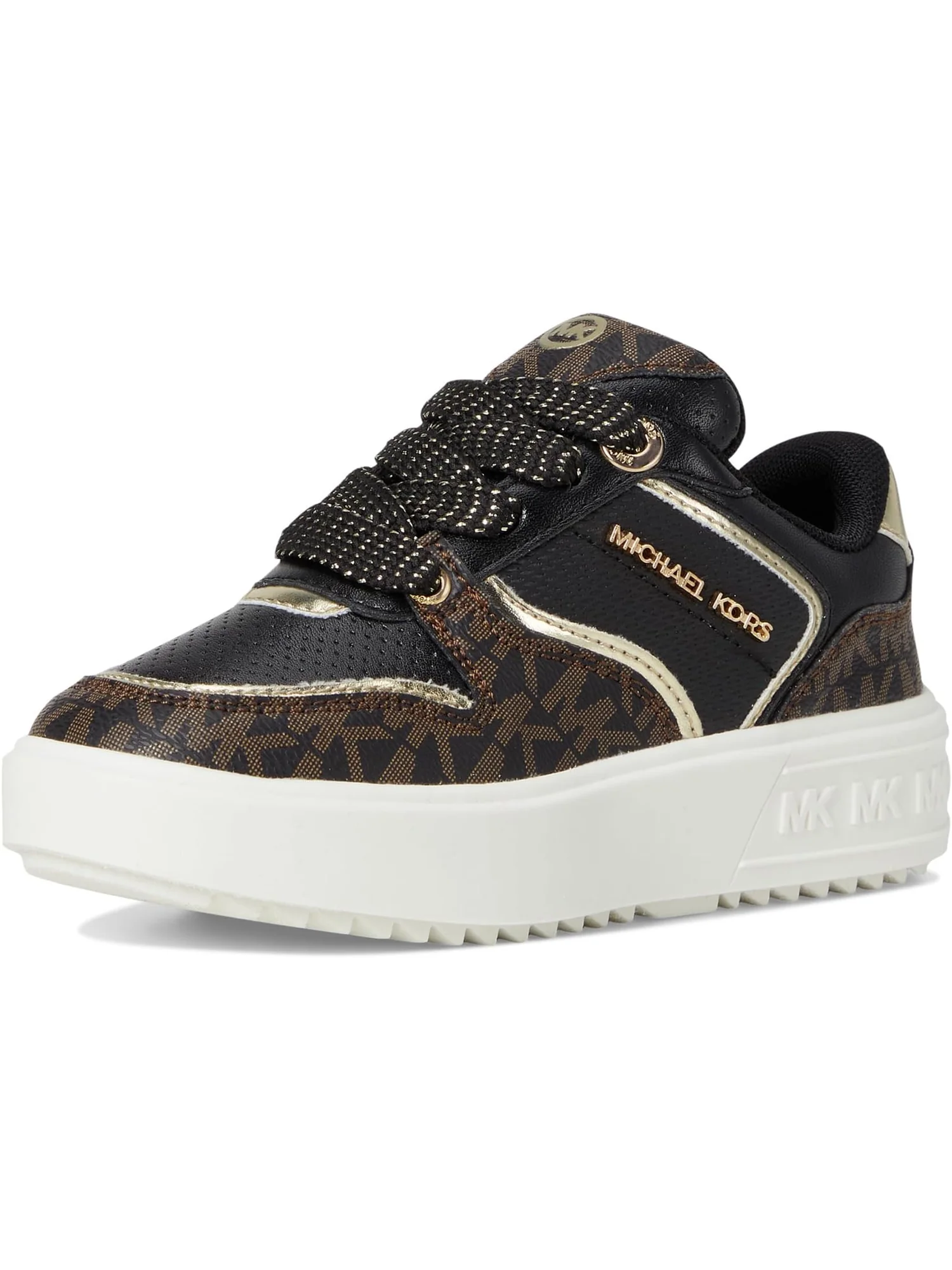 Кроссовки MICHAEL Michael Kors Kids Emmet Rumi — изображение 7 из 7, черный/коричневый