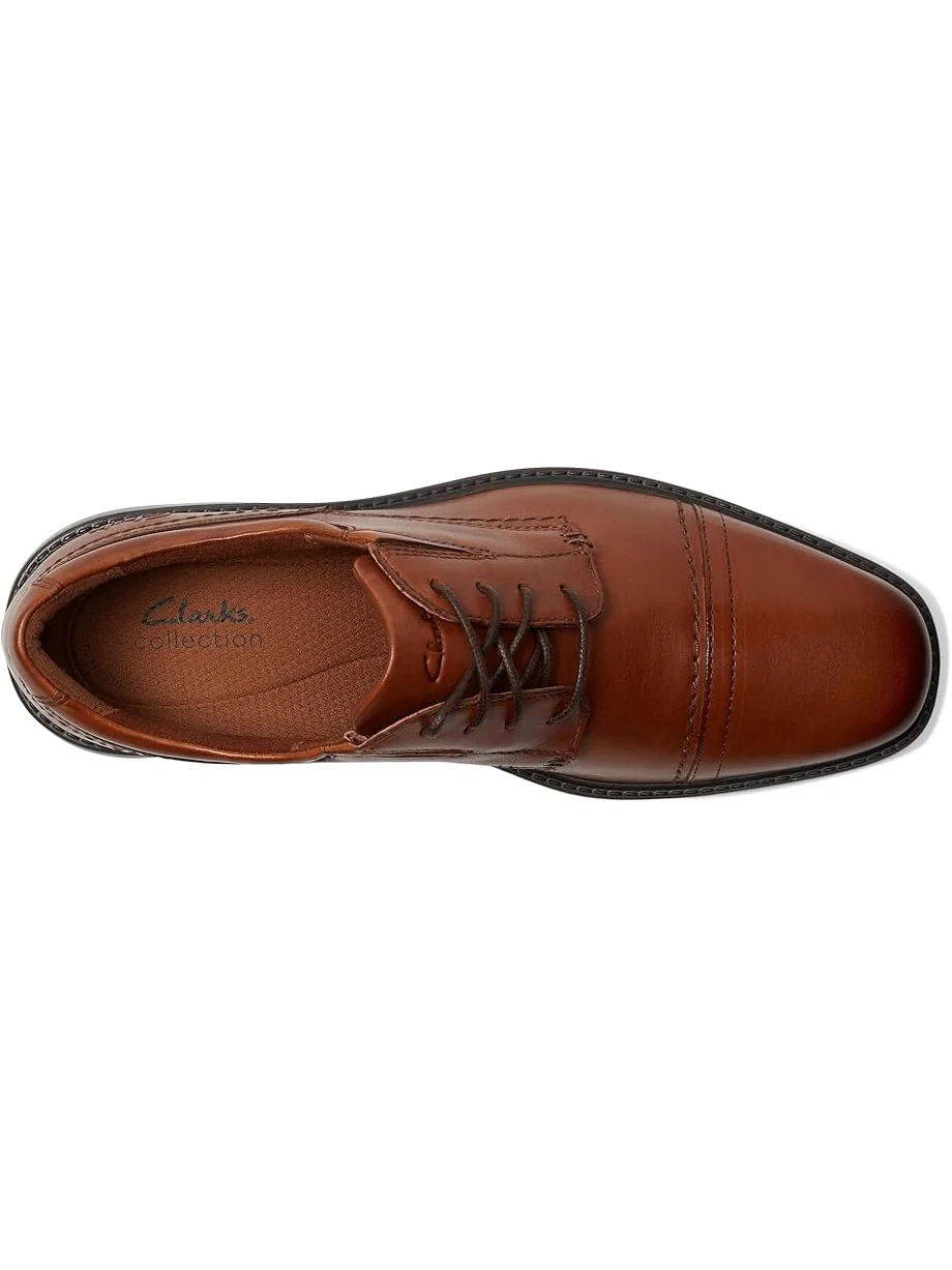 Оксфорды Clarks DressLite Cap — изображение 2 из 7, желто-коричневый