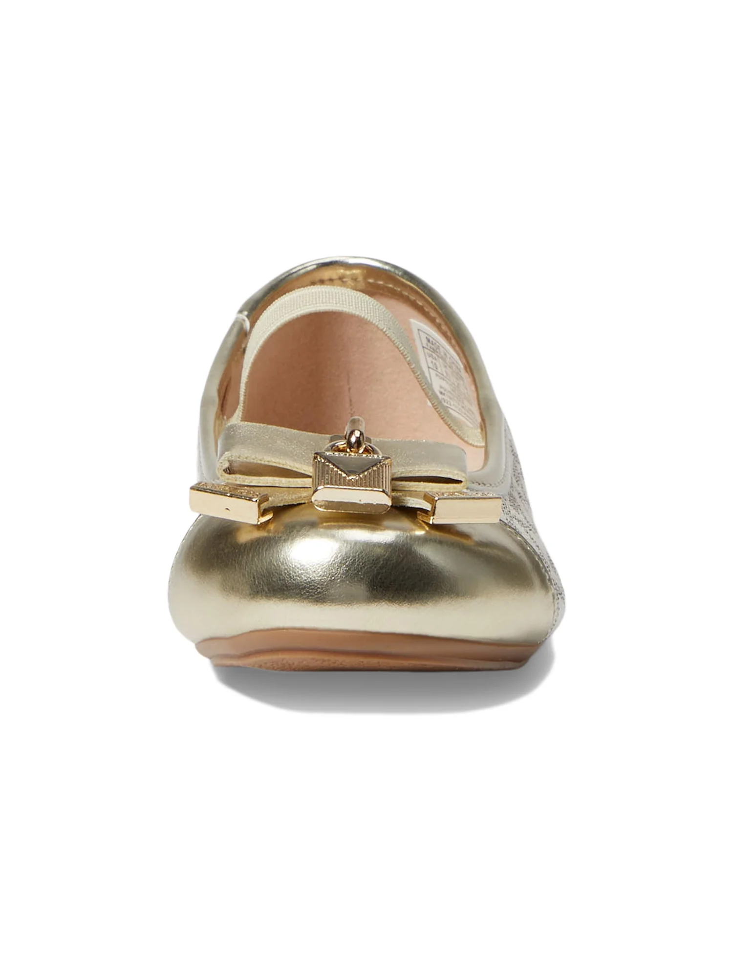Туфли MICHAEL Michael Kors Kids Kenya Lock — изображение 2 из 5, бледный золотистый
