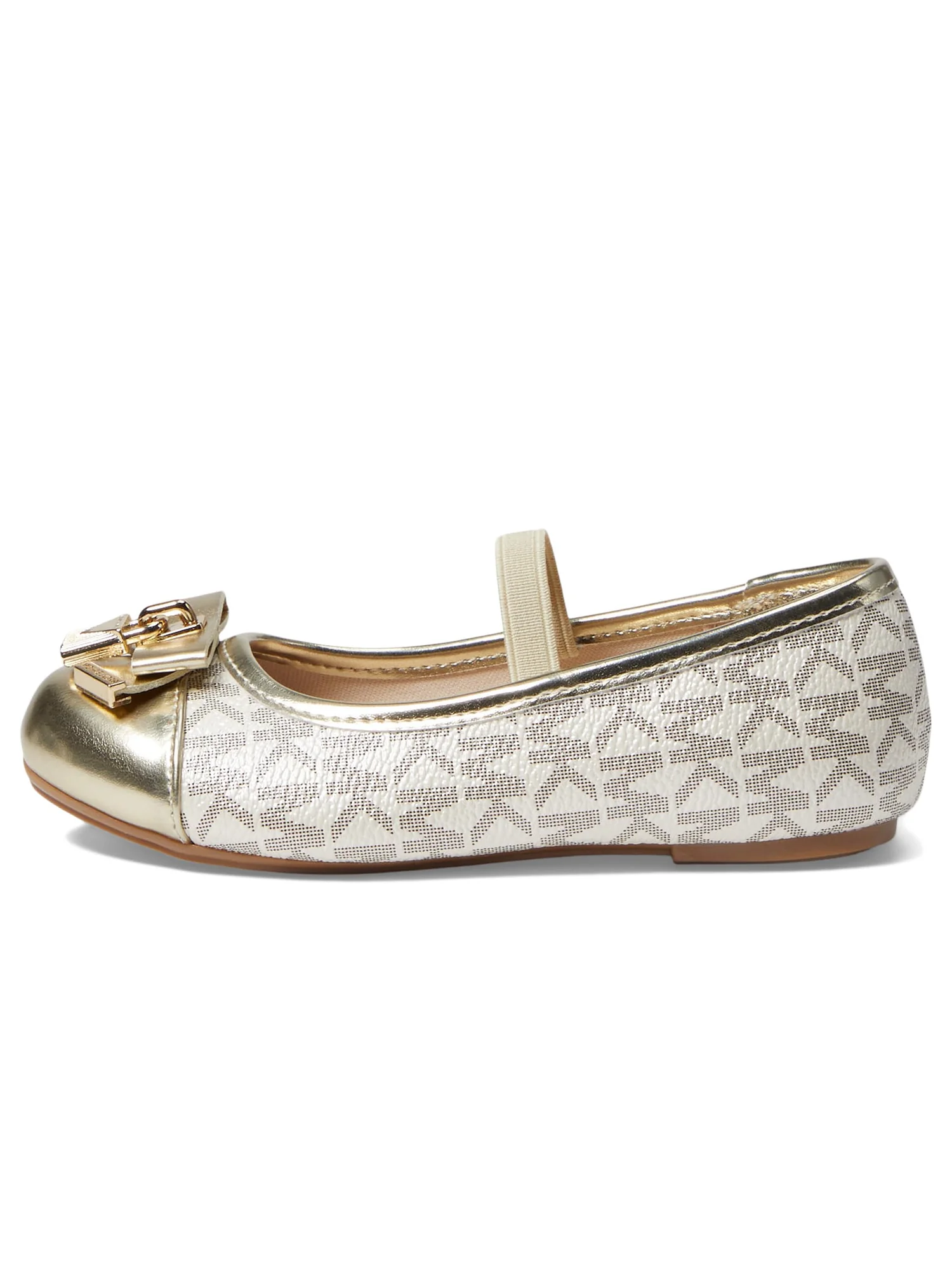 Туфли MICHAEL Michael Kors Kids Kenya Lock — изображение 4 из 5, бледный золотистый