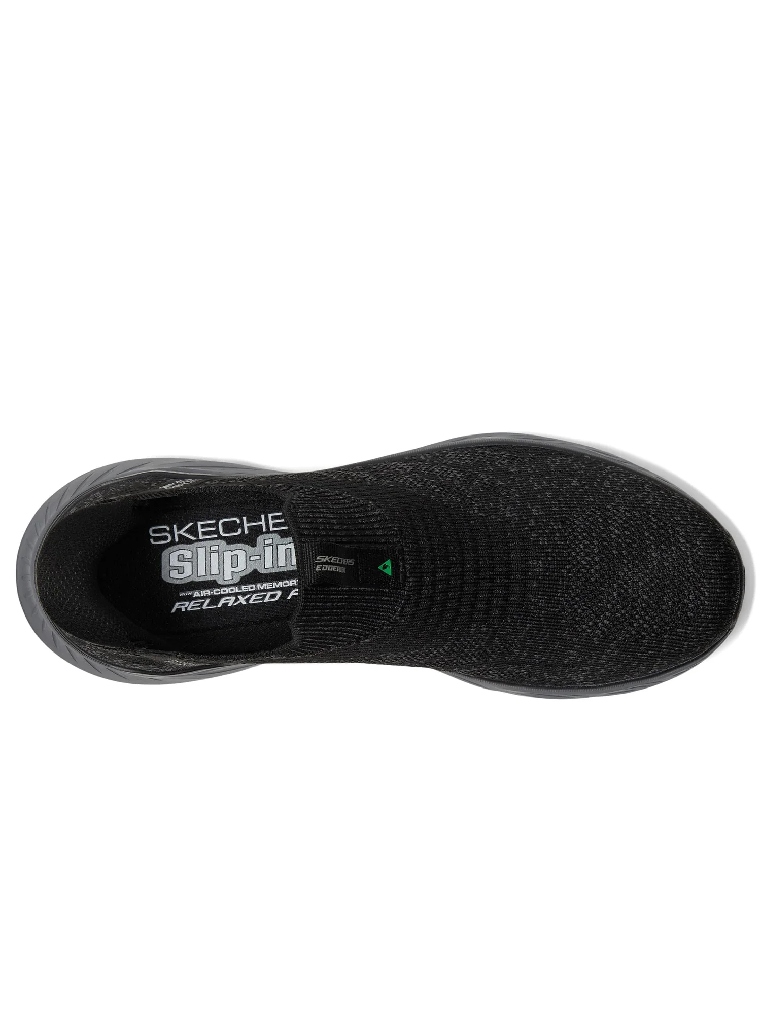 Туфли SKECHERS Edgeride Commissioner Hands Free Slip-in — изображение 2 из 7, черный/темно-серый