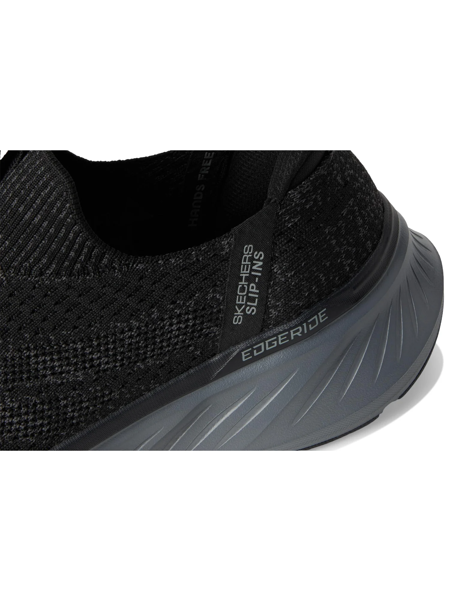 Туфли SKECHERS Edgeride Commissioner Hands Free Slip-in — изображение 6 из 7, черный/темно-серый