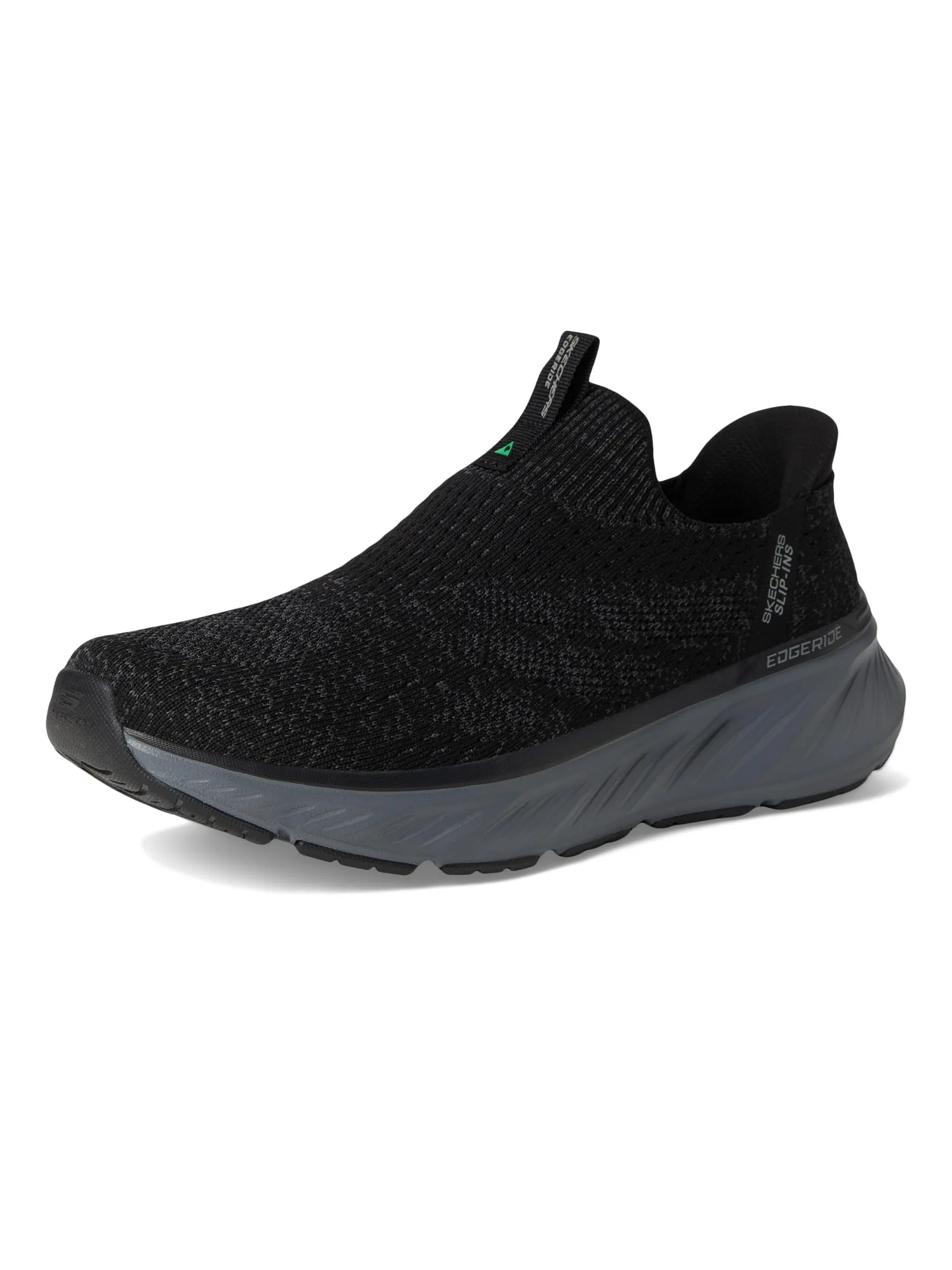 Туфли SKECHERS Edgeride Commissioner Hands Free Slip-in — изображение 7 из 7, черный/темно-серый