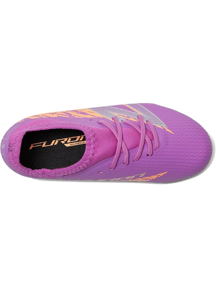 Кроссовки New Balance Kids Furon Team FG V8 — изображение 2 из 7, серебристый металлик