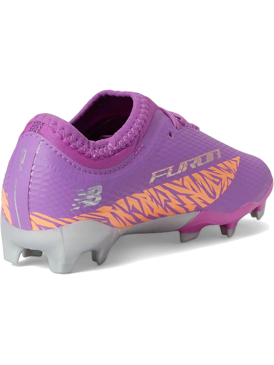 Кроссовки New Balance Kids Furon Team FG V8 — изображение 5 из 7, серебристый металлик
