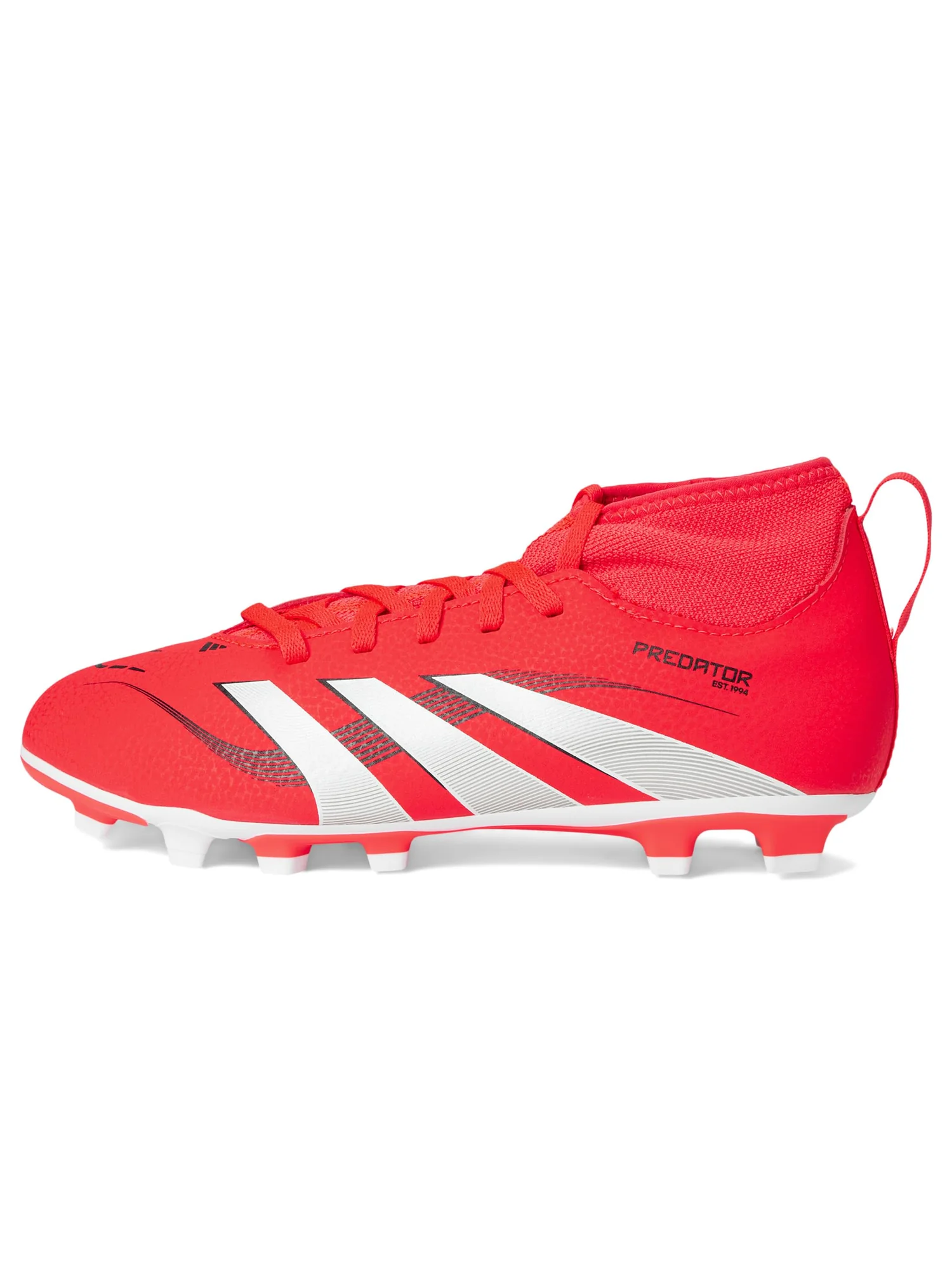 Туфли adidas Kids Club Predator Sock Firm Ground/Multi Ground Soccer Cleats — изображение 4 из 7, красный/белый/черный
