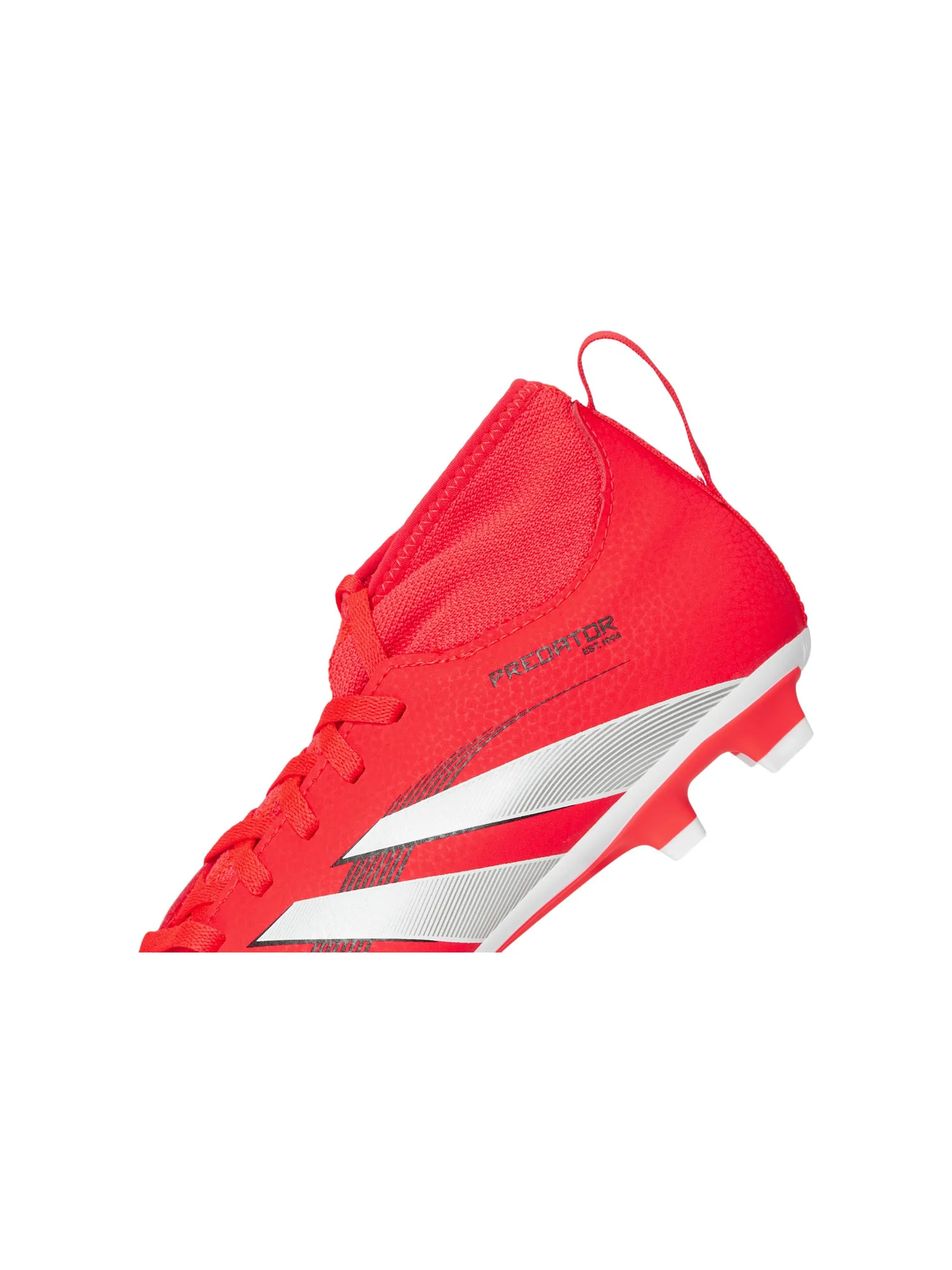 Туфли adidas Kids Club Predator Sock Firm Ground/Multi Ground Soccer Cleats — изображение 6 из 7, красный/белый/черный
