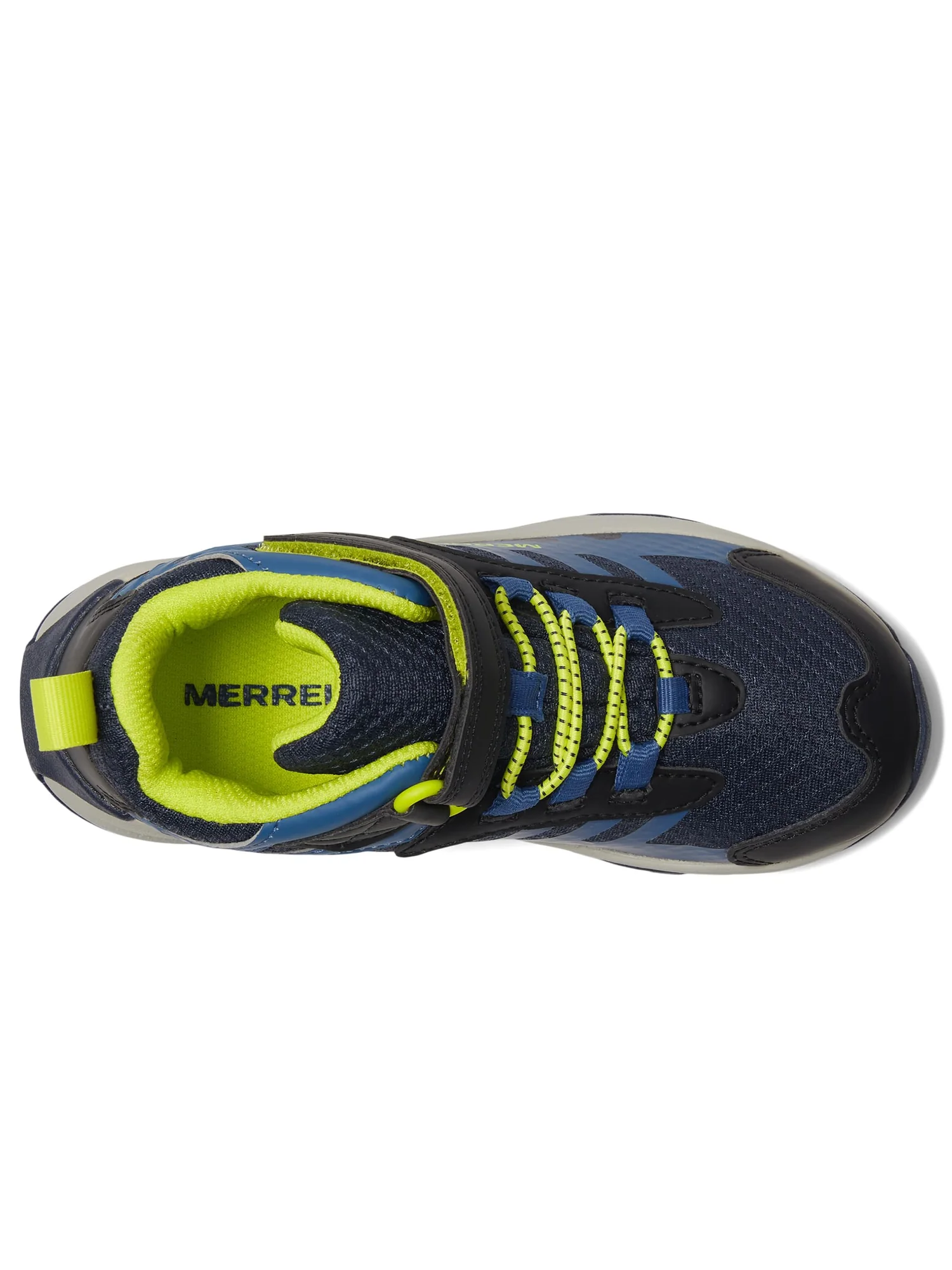 Туфли Merrell Kids Moab Speed 2 Mid A/C Waterproof — изображение 2 из 6, темно-синий