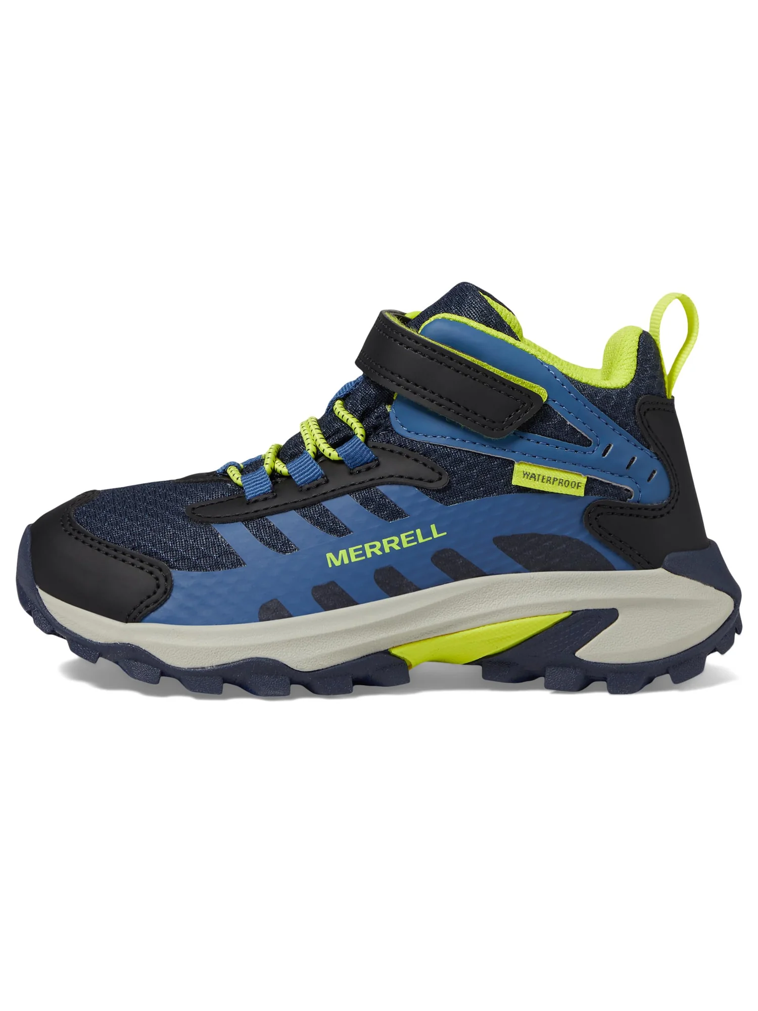 Туфли Merrell Kids Moab Speed 2 Mid A/C Waterproof — изображение 4 из 6, темно-синий
