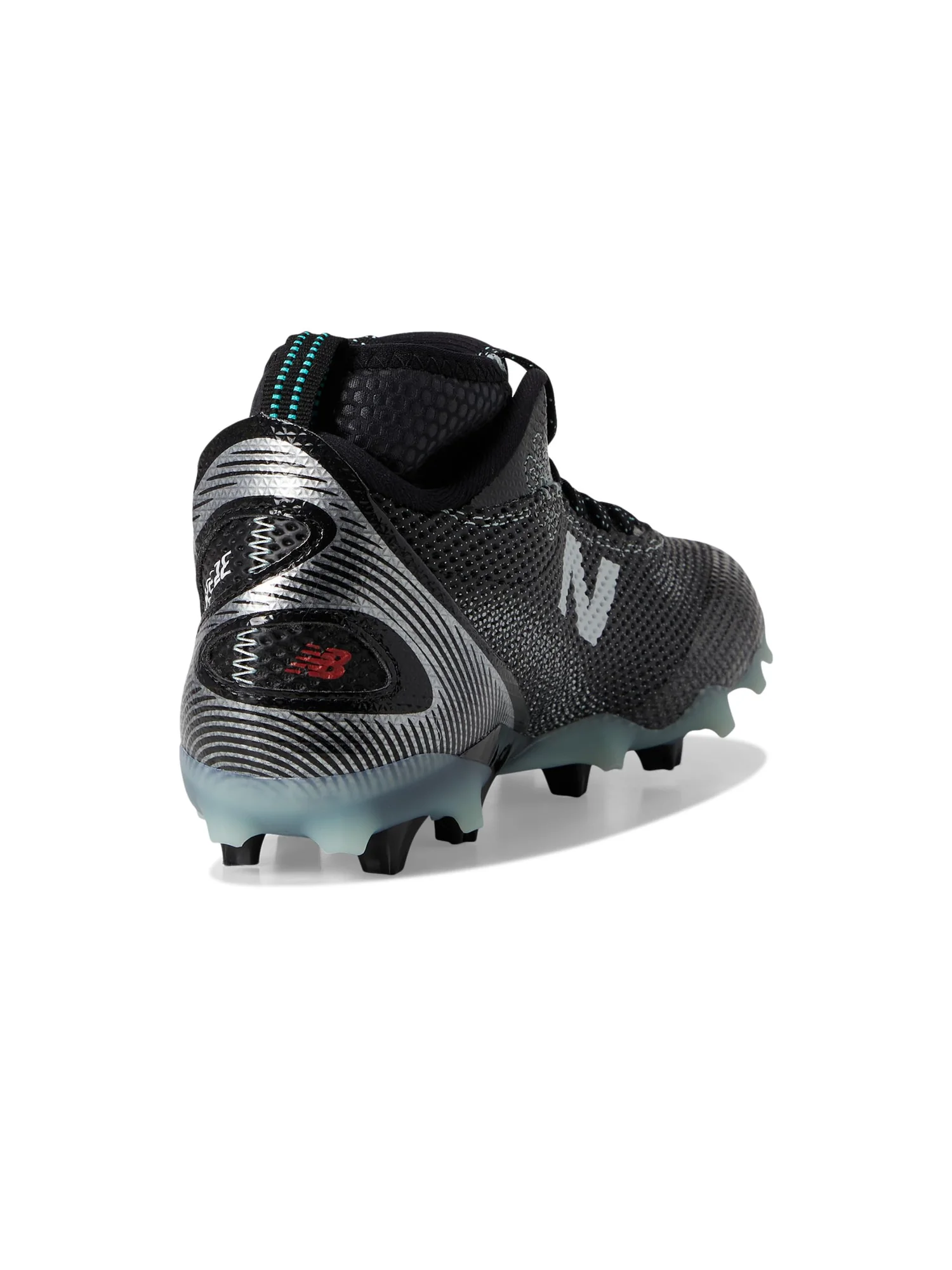 Туфли New Balance FreezeLX V5 Lacrosse Cleatss — изображение 5 из 7, черный/белый