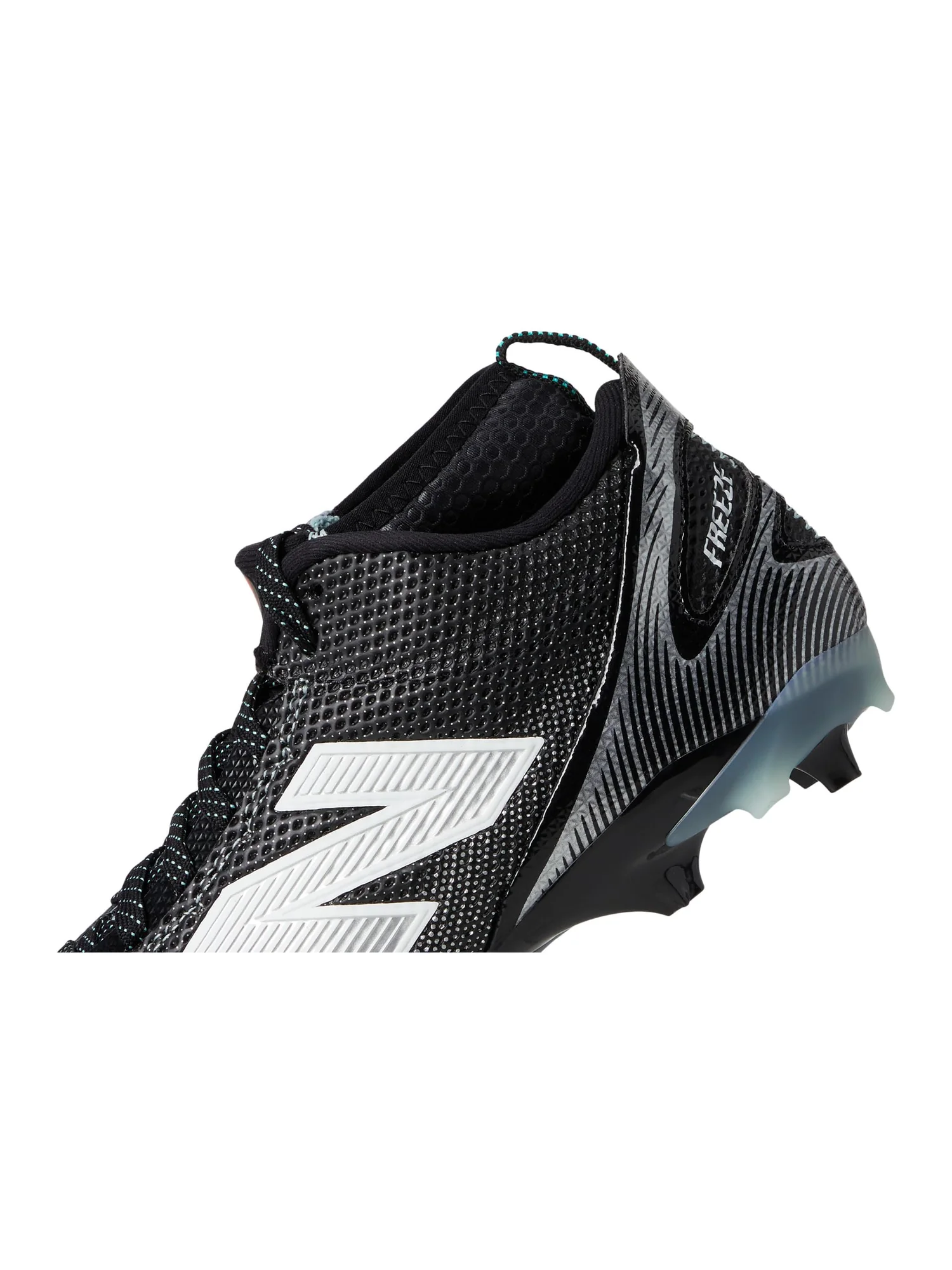 Туфли New Balance FreezeLX V5 Lacrosse Cleatss — изображение 6 из 7, черный/белый