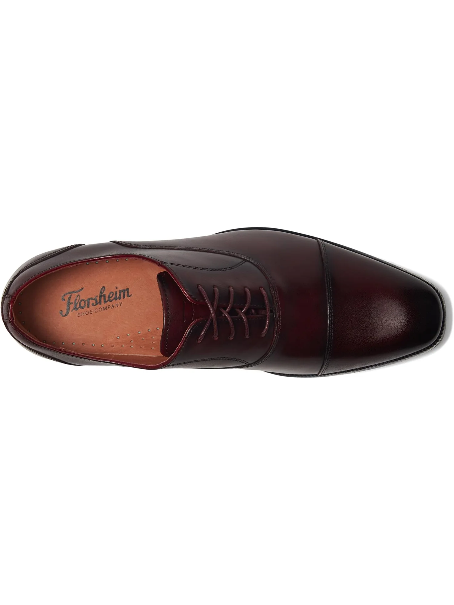 Оксфорды Florsheim Sorrento Lux Cap Toe Balmoral Oxford — изображение 2 из 7, бордовый