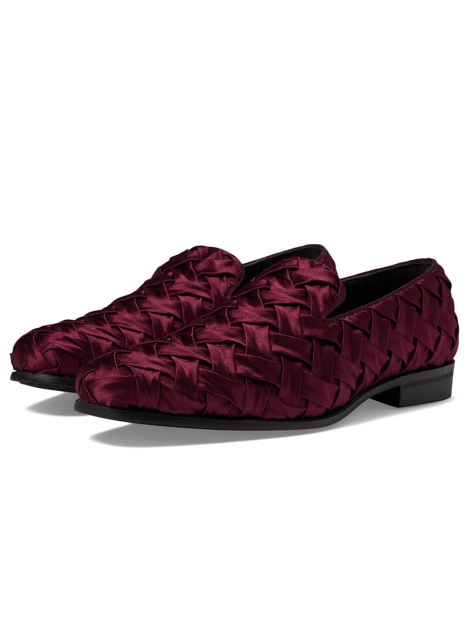 Туфли Stacy Adams Savoir Satin Slip-On — изображение 1 из 6, бордовый