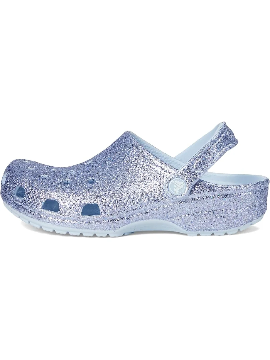 Сабо Crocs Kids Classic Glitter Clogs — изображение 4 из 7, синий