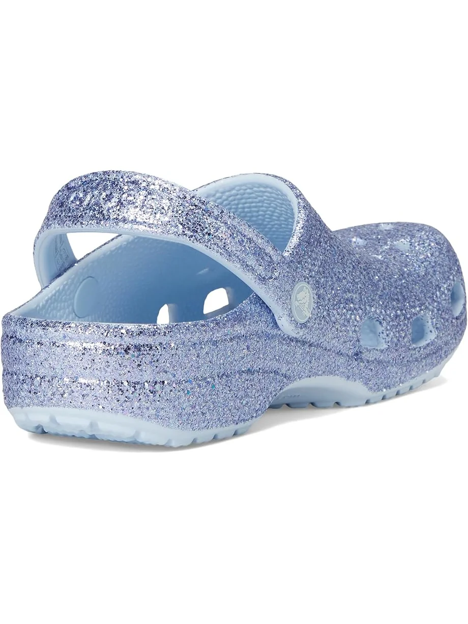 Сабо Crocs Kids Classic Glitter Clogs — изображение 5 из 7, синий