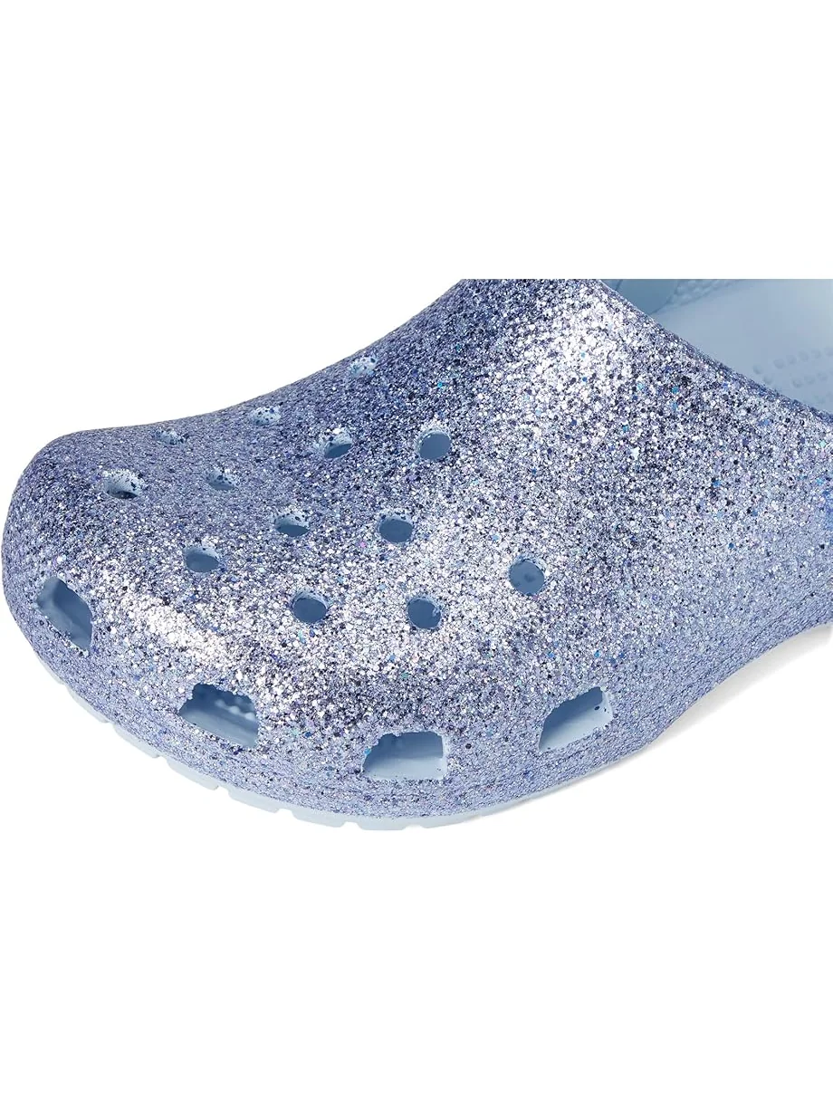 Сабо Crocs Kids Classic Glitter Clogs — изображение 6 из 7, синий