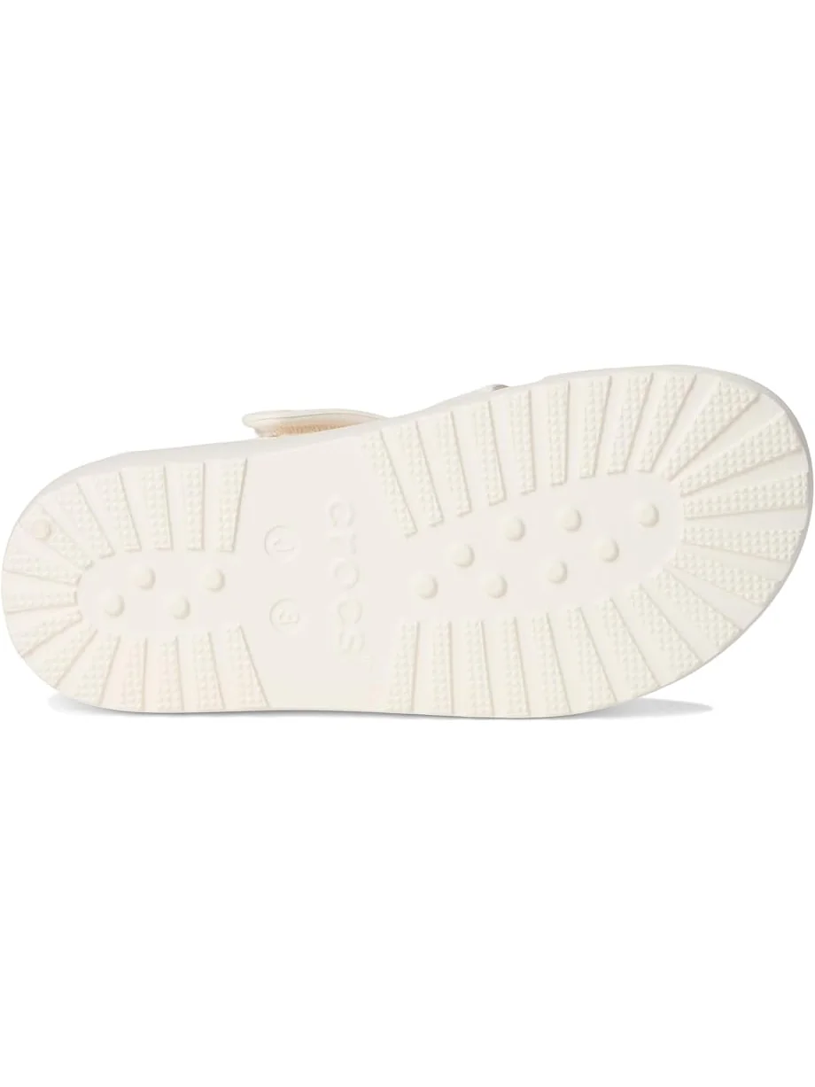 Детские сандалии Crocs Classic Fisherman (Little Kid/Big Kid) Crocs Kids — изображение 3 из 7, мел/цветок