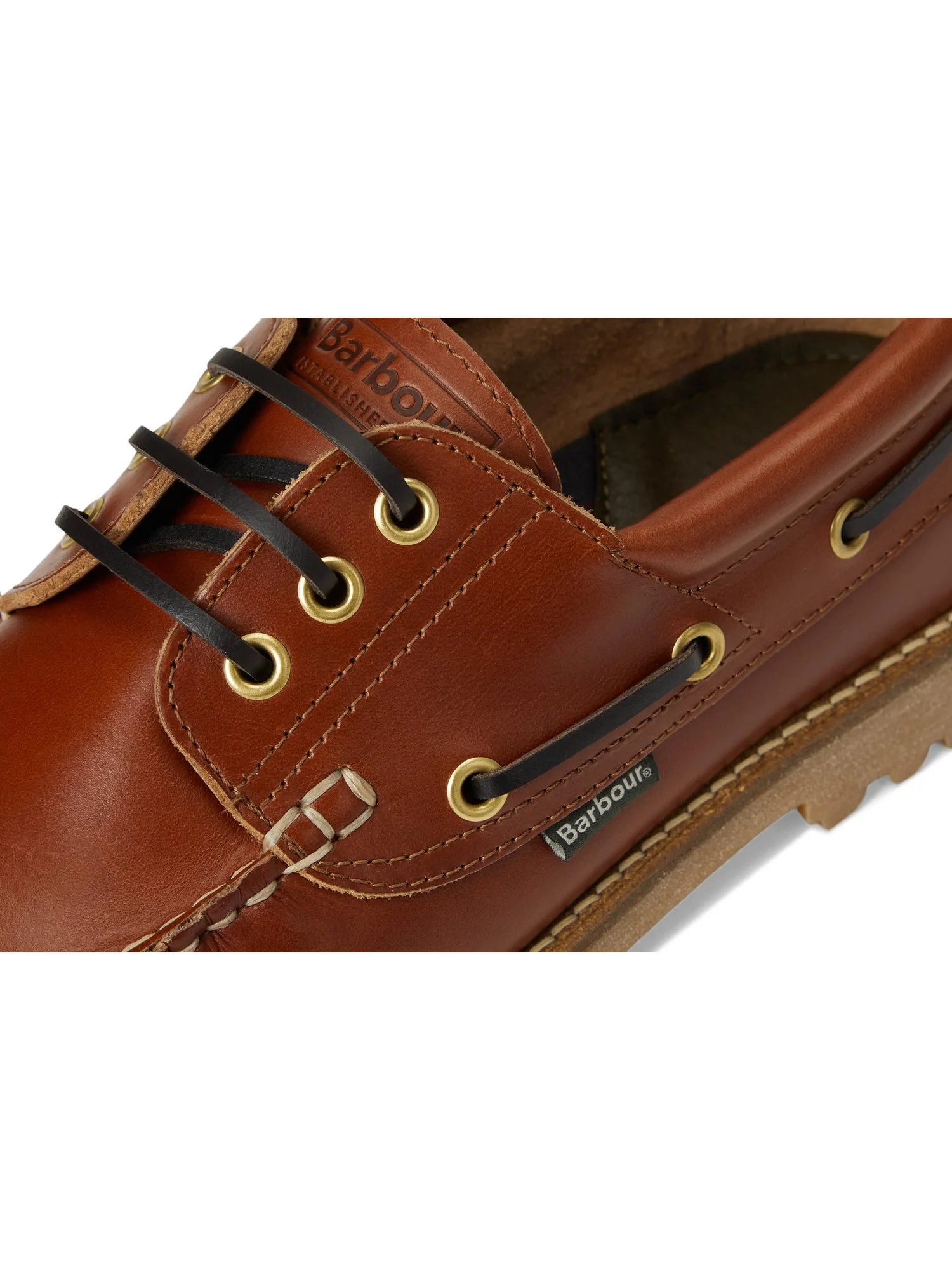 Кроссовки Barbour Barbour Deck Boat Shoes — изображение 6 из 7, желто-коричневый