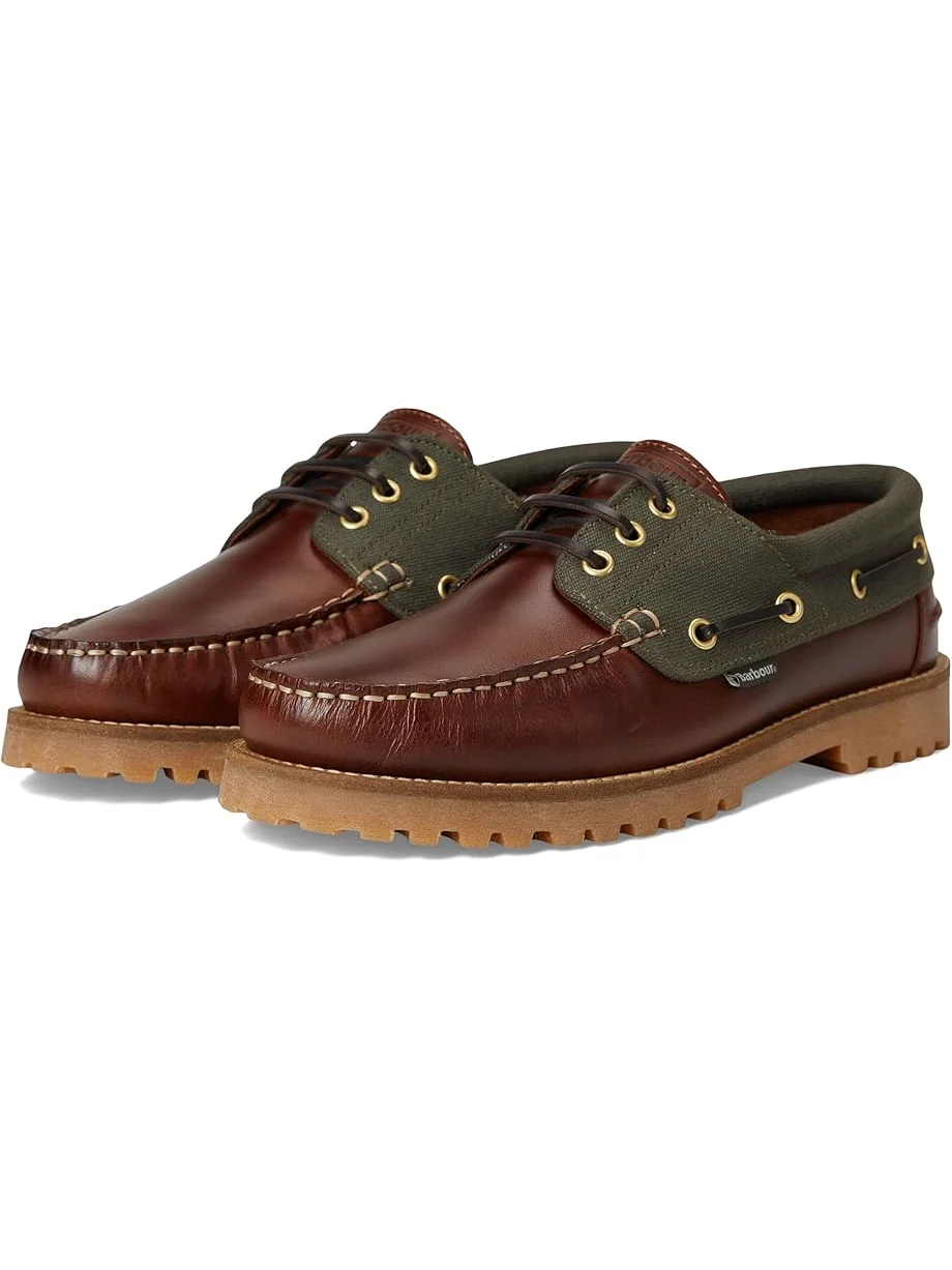 Кроссовки Barbour Barbour Deck Boat Shoes — коричневый
