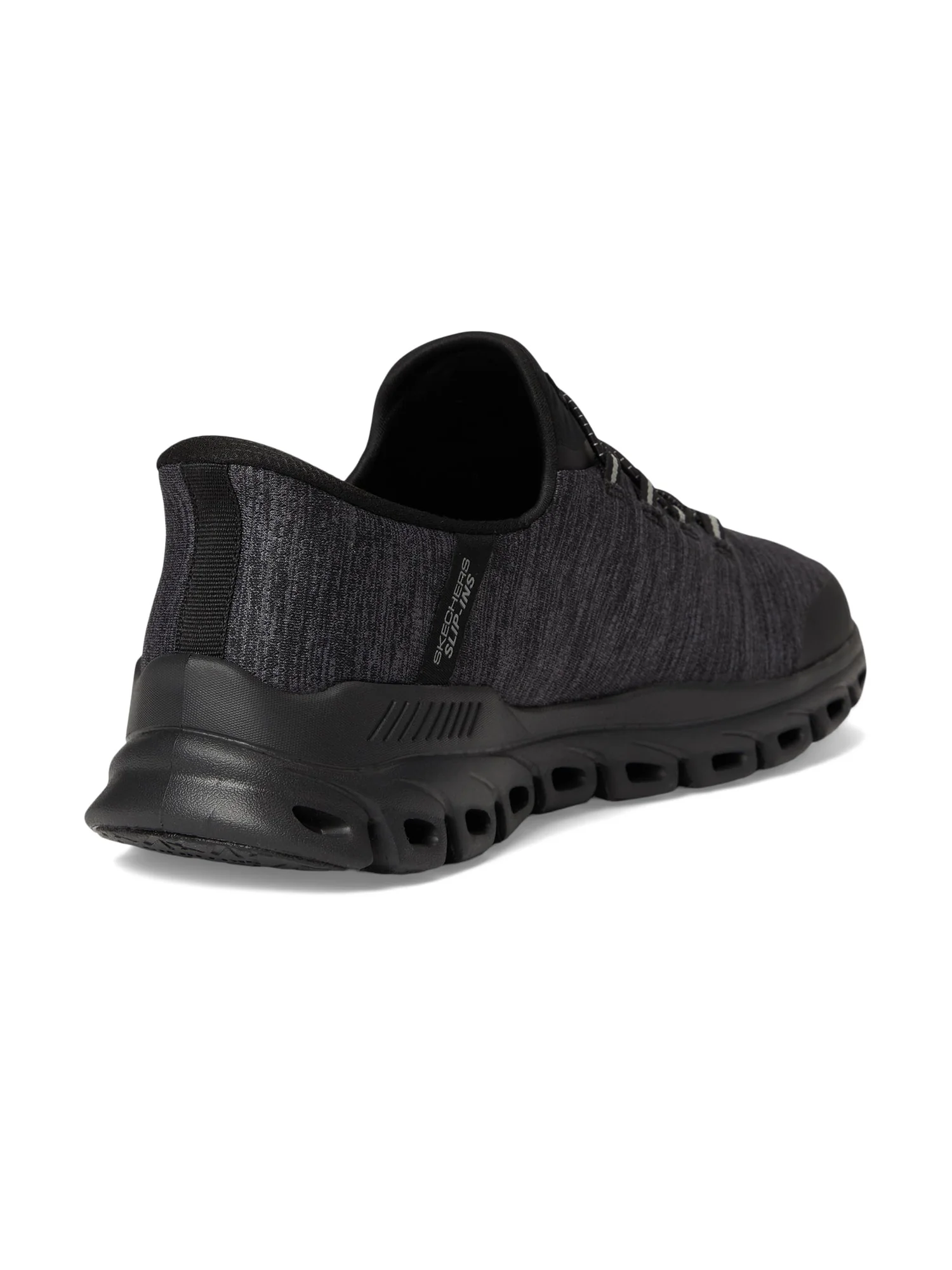 Кроссовки SKECHERS Glide-Step Zefyr Hands Free Slip-in — изображение 5 из 7, темно-серый/черный