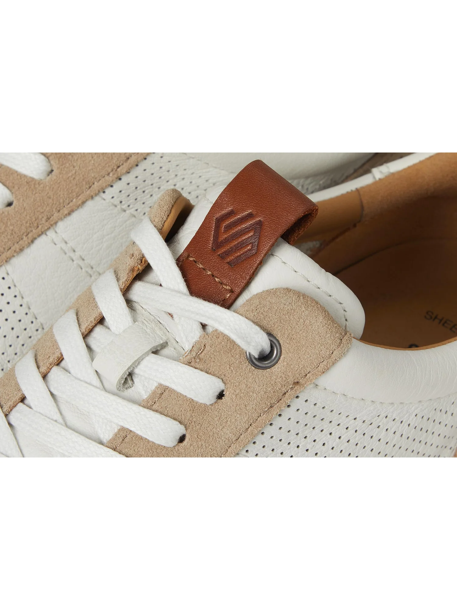 Кроссовки Johnston & Murphy Kinnon T-Toe — изображение 6 из 7, песочный/белый