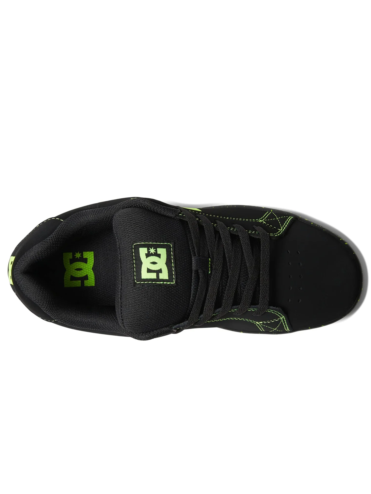 Кроссовки DC Gaveler Casual Low Top Skate Shoes Sneakers — изображение 2 из 6, черный/зеленый