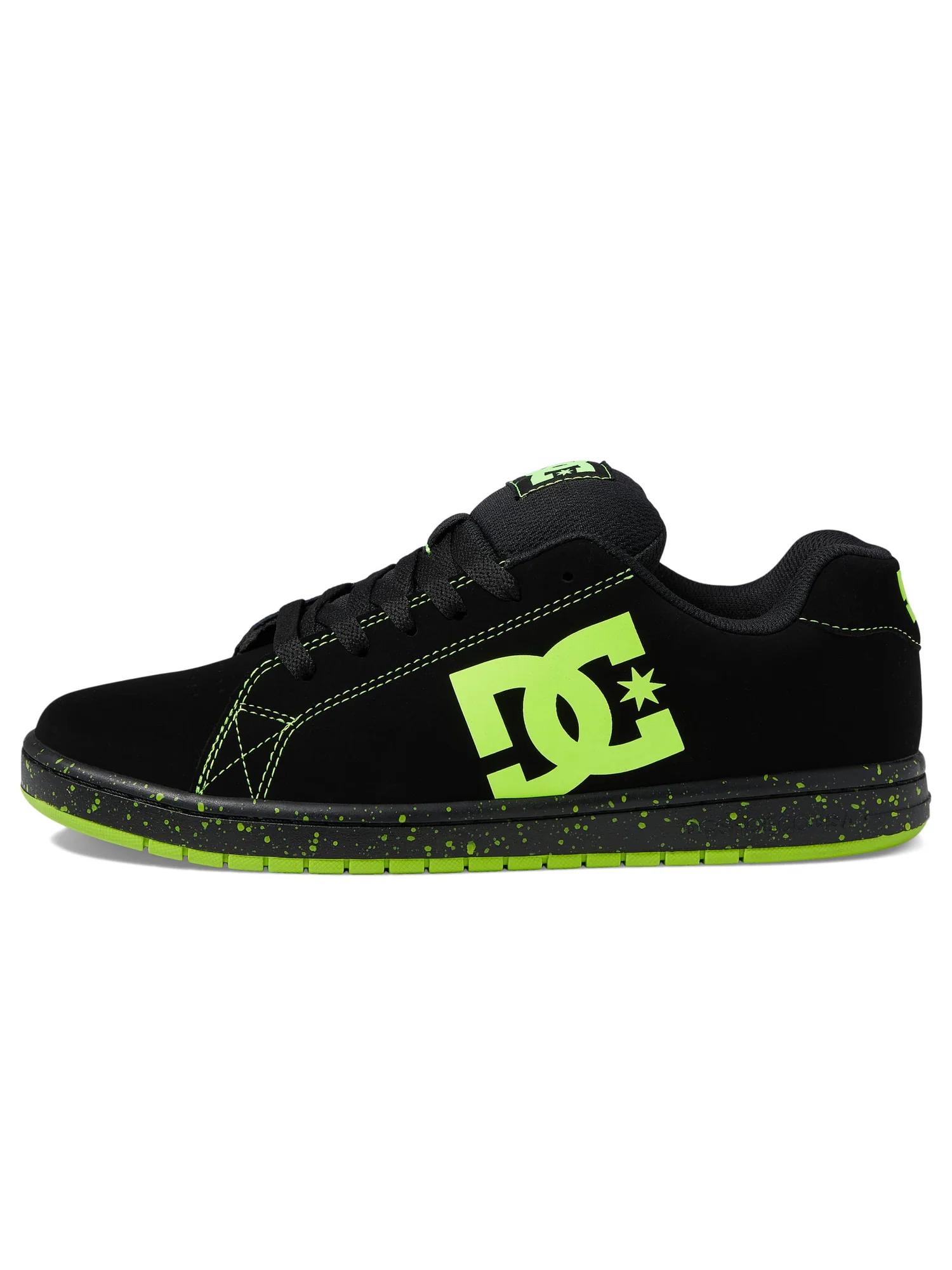 Кроссовки DC Gaveler Casual Low Top Skate Shoes Sneakers — изображение 4 из 6, черный/зеленый