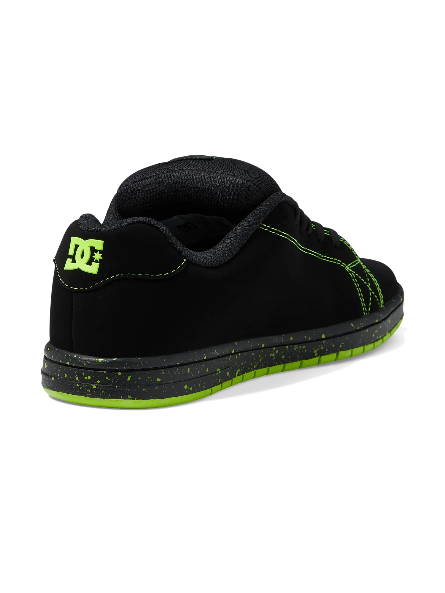 Кроссовки DC Gaveler Casual Low Top Skate Shoes Sneakers — изображение 5 из 6, черный/зеленый
