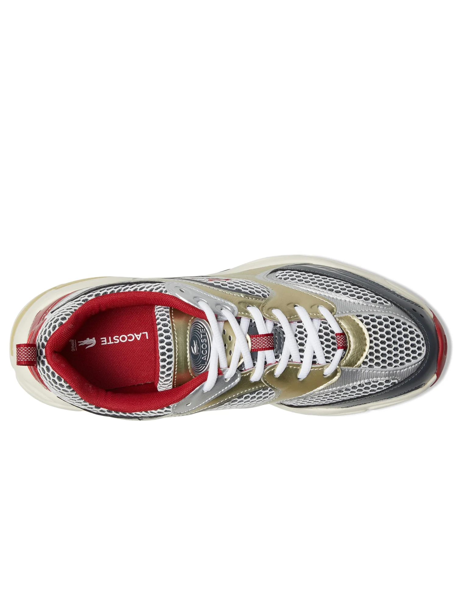 Кроссовки Lacoste Storm 96 2k Sneakers — изображение 2 из 7, красный/белый