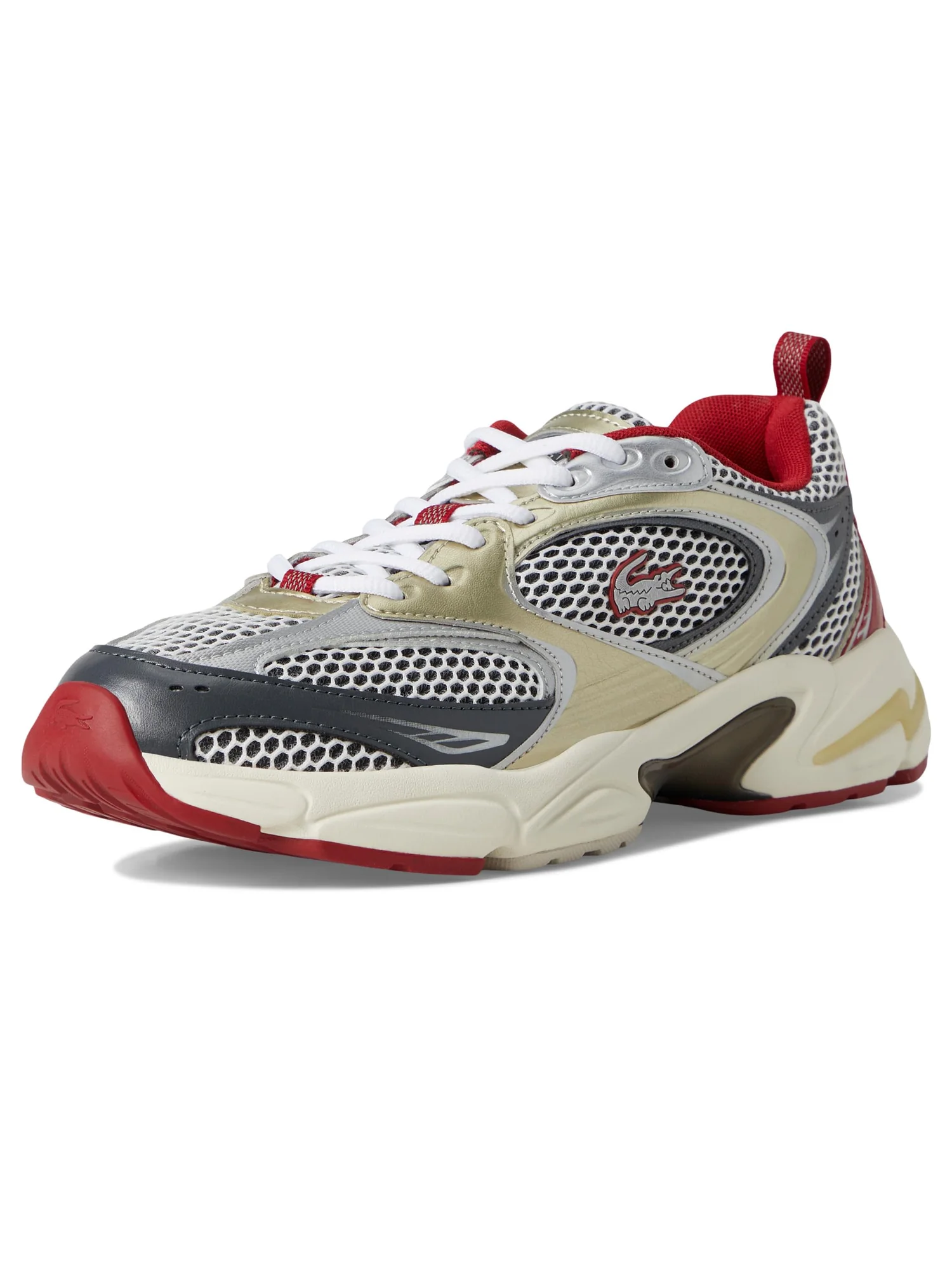 Кроссовки Lacoste Storm 96 2k Sneakers — изображение 7 из 7, красный/белый