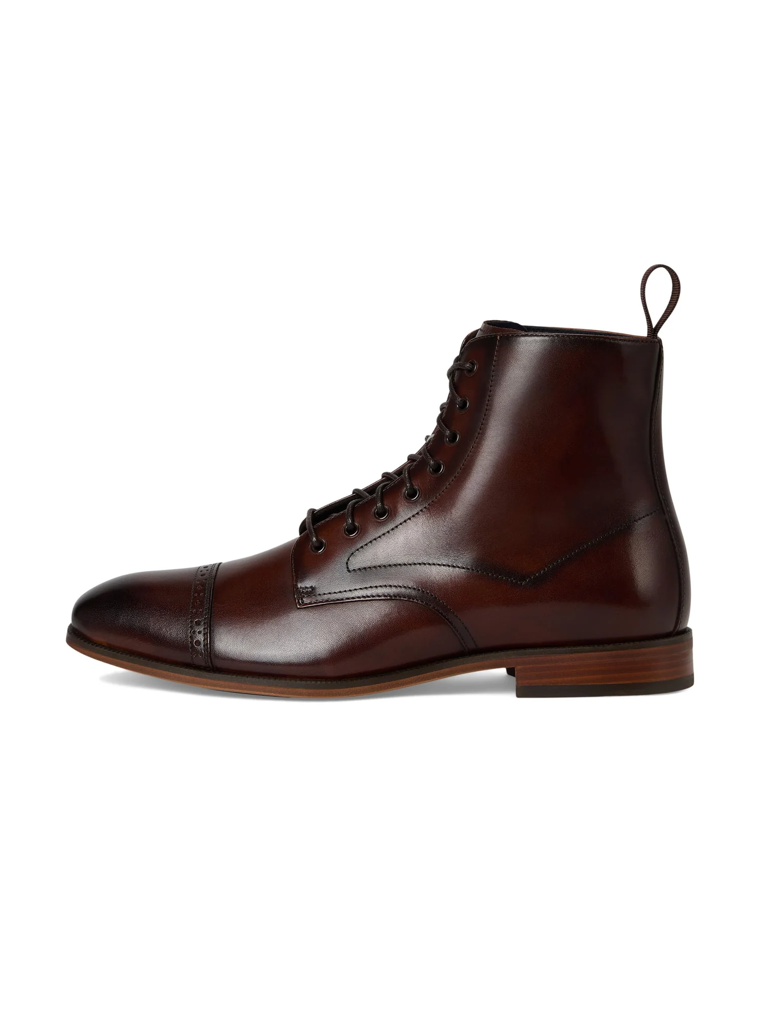 Ботинки Stacy Adams Henry Cap Toe Lace-Up Boot — изображение 4 из 7, коричневый